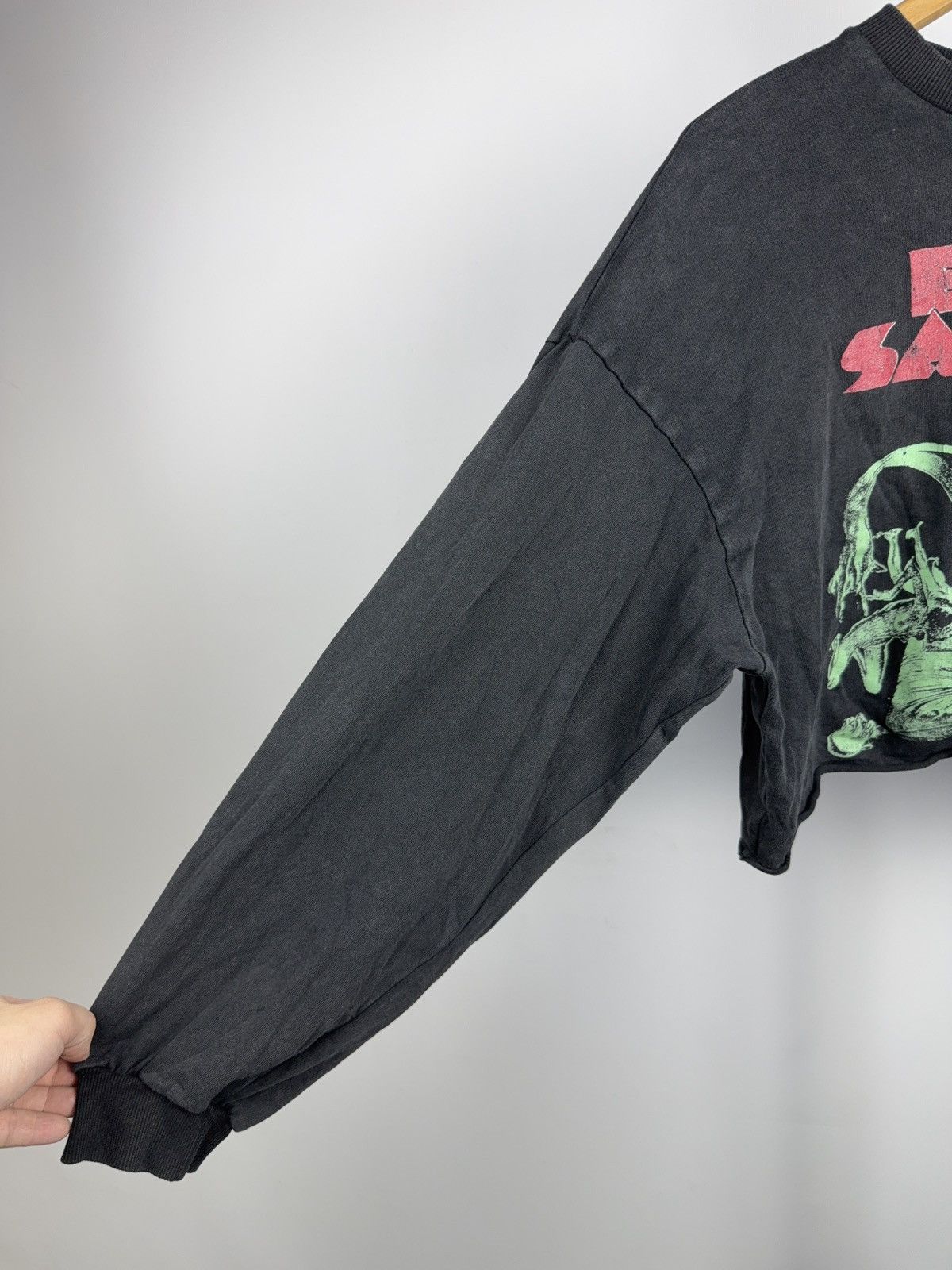 Black Sabbath 2019 Black Sabbath Band Cropped Long Sleeve Tee Bershka Y2K Size L / US 10 / IT 46 - 7 Thumbnail