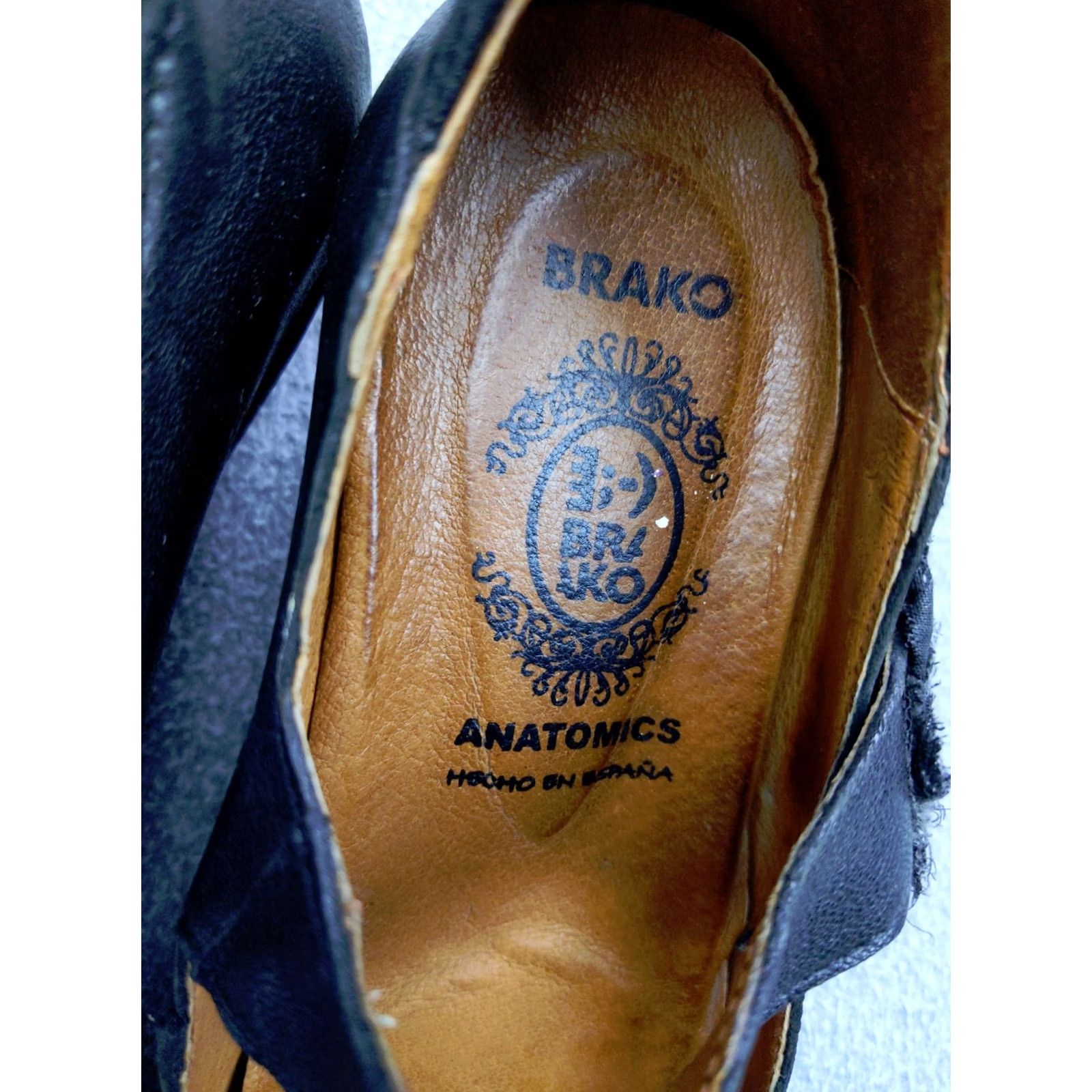 ANATOMICA Brako Anatomics Mary Jane Pumps Black Leather Comfort 7.5 39 Womens Size ONE SIZE - 3 Thumbnail