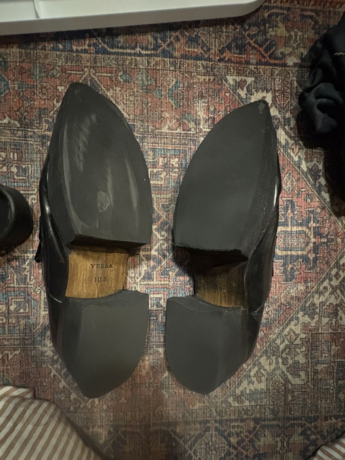 Other Versa black leather platforms Size US 10.5 / EU 43-44 - 4 Thumbnail