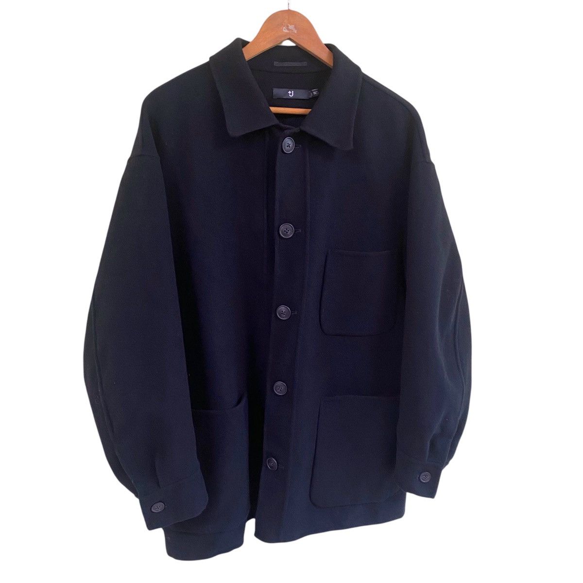 Japanese Brand × Jil Sander 💥JIL SANDER BLACK CHORE WORKER BUTTON JACKET Size US L / EU 52-54 / 3 - 3 Thumbnail