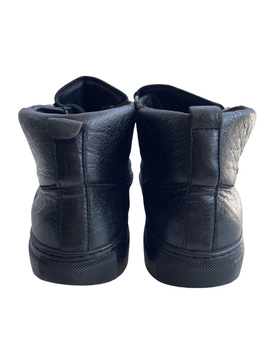 Balenciaga Balenciaga Arena Black Leather High Top Sneakers Size US 8 / EU 41 - 5 Thumbnail