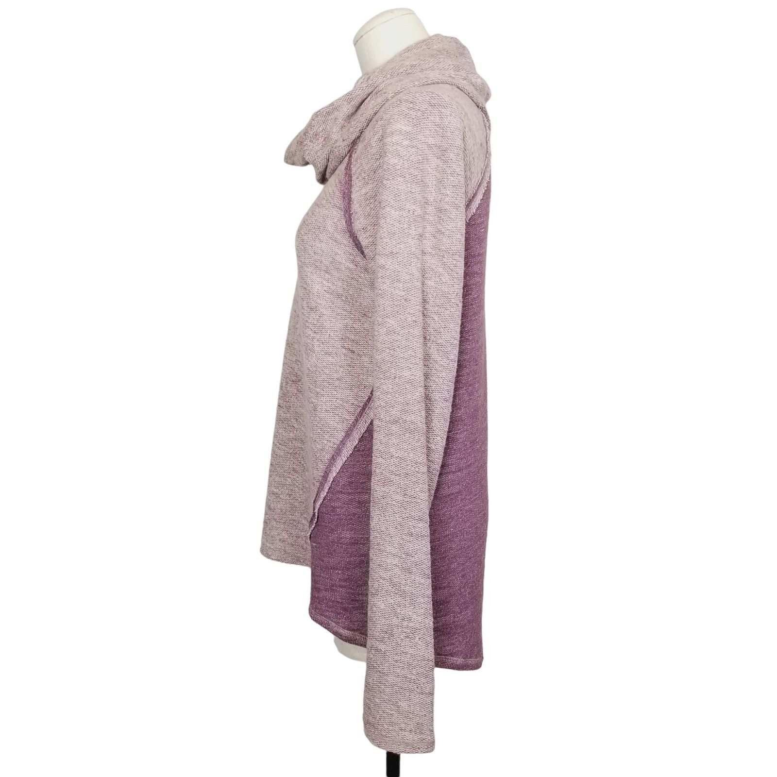 Kuhl Kuhl Nova Wool Blend Cowl Neck Sweater Purple Sz M Size M / US 6-8 / IT 42-44 - 2 Thumbnail