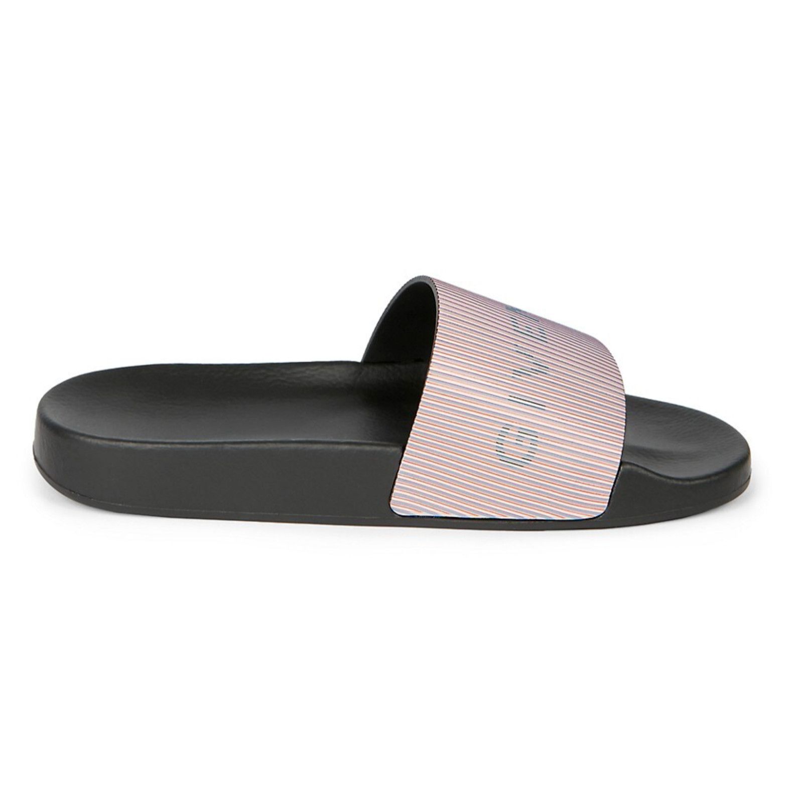Givenchy Givenchy Paris Black Pink Metallic Logo Slide On Pool Sandal Size US 6 / IT 36 - 1 Thumbnail