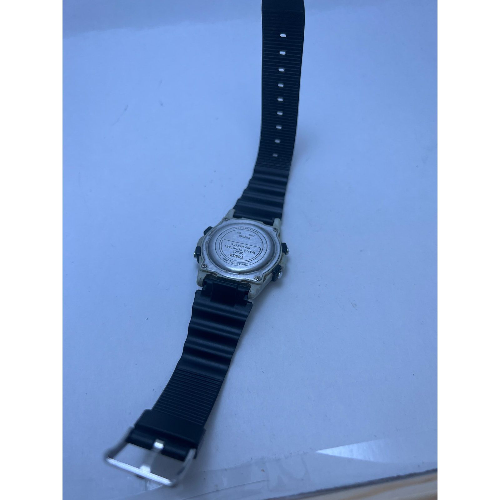 Timex Vintage Timex Atlantis 100 Mens Chronograph Indiglo watch Size ONE SIZE - 4 Thumbnail