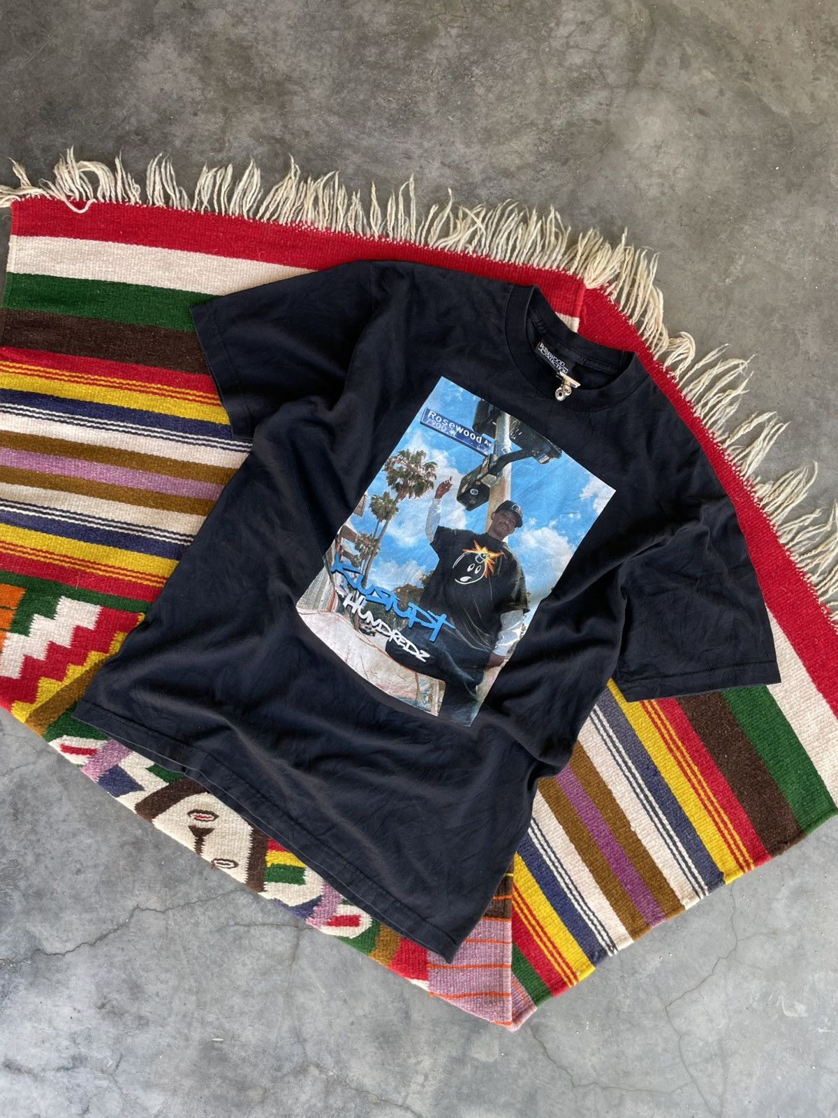 Rap Tees VTG 00s Rosewood Collection by The Hundreds Kurupt Photo T Size US L / EU 52-54 / 3 - 9 Thumbnail