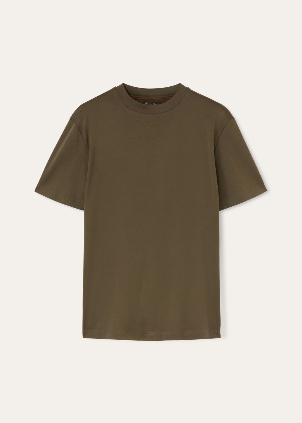 Loro Piana o1w1db10725 FAM8924 Ray T-Shirt in Military Green Size US M / EU 48-50 / 2 - 1 Thumbnail