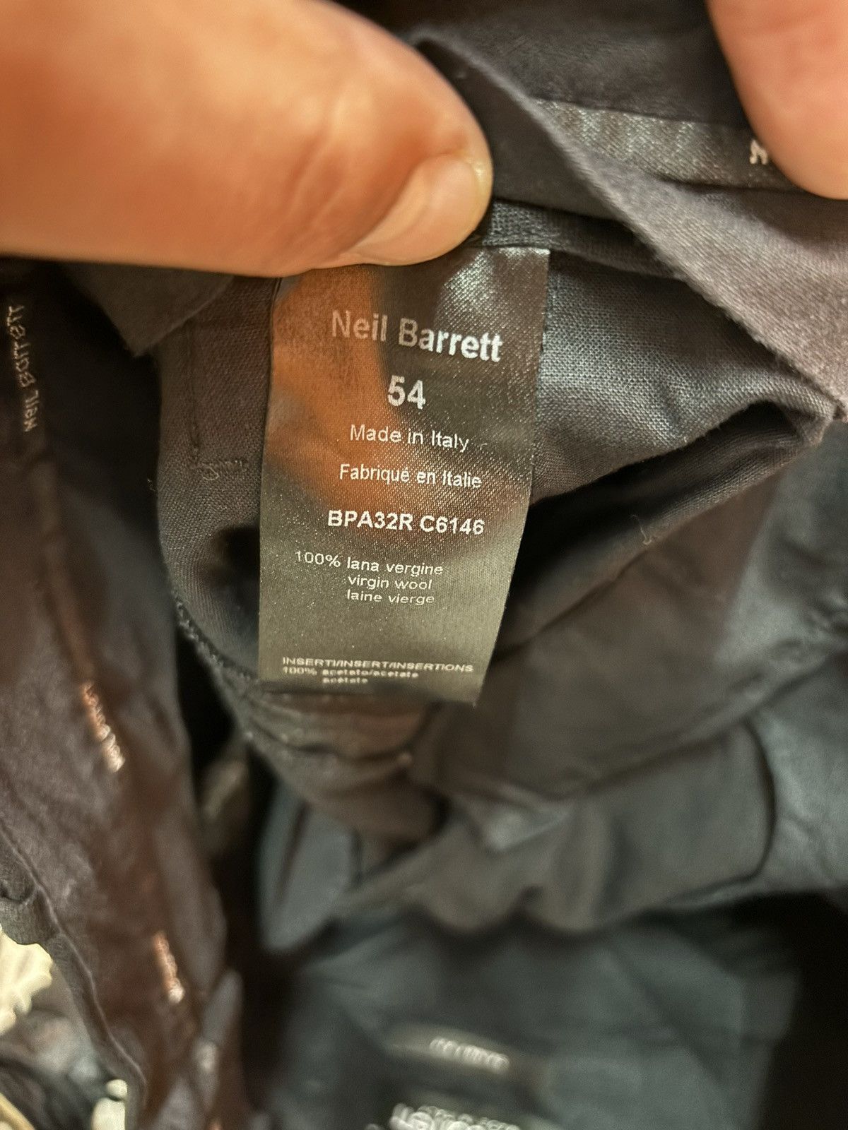 Neil Barrett ***FINAL DROP***RARE NEIL BARRETT CROP TROUSER 54 Size US 37 - 17 Thumbnail