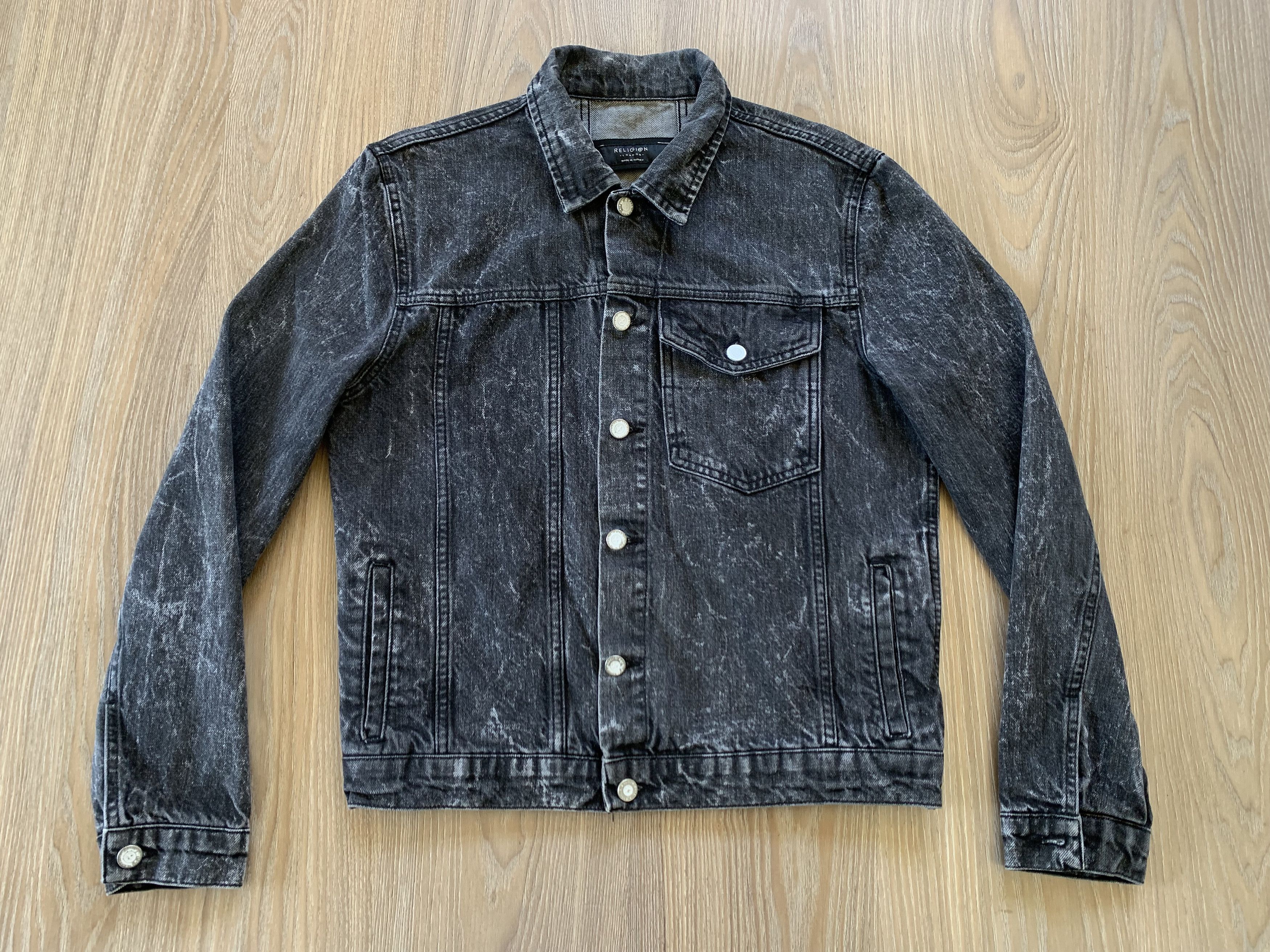 Other Religion London Wash Grey Denim Jacket Size US S / EU 44-46 / 1 - 2 Thumbnail