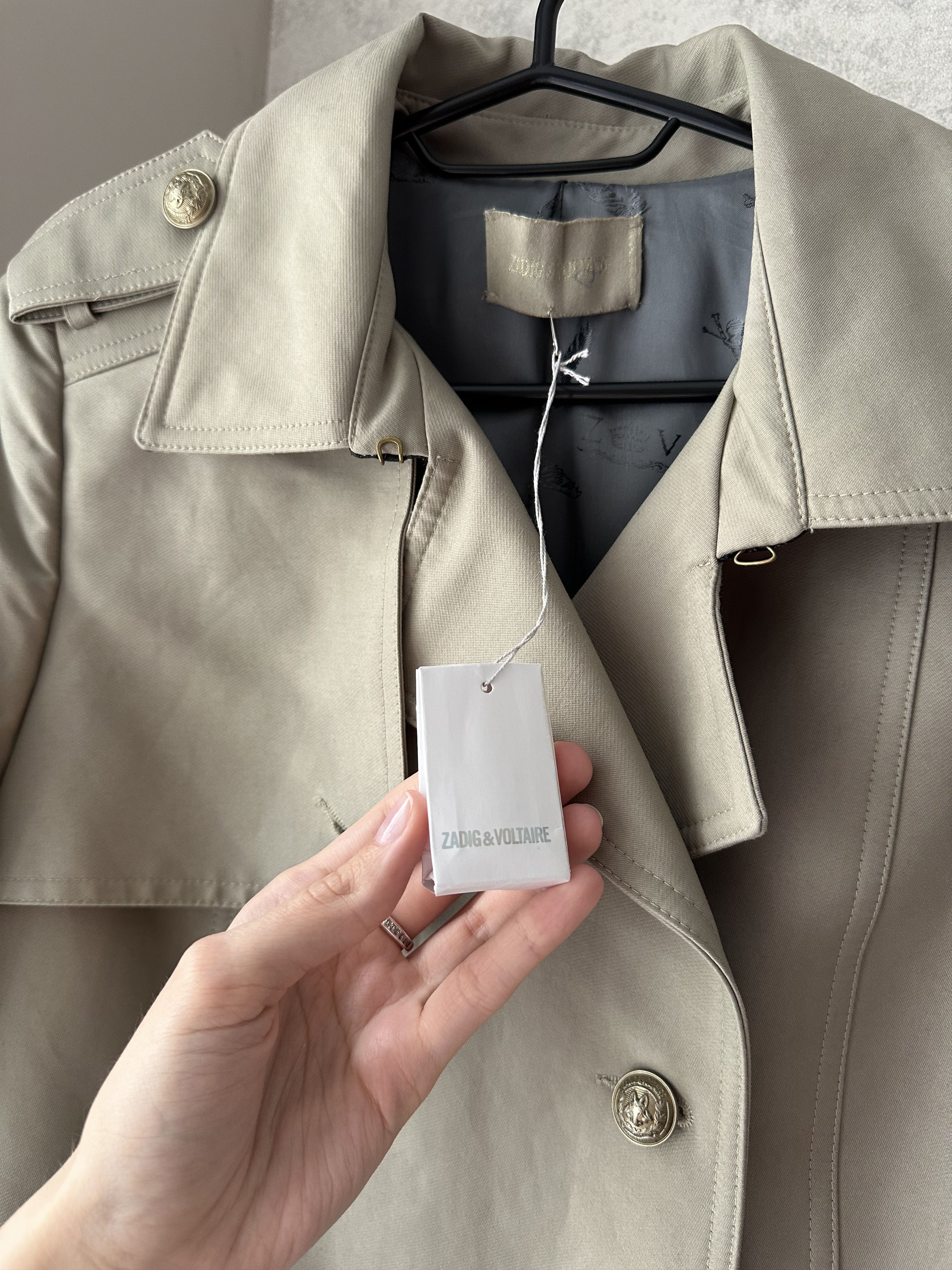 Zadig & Voltaire Zadig Voltaire trench coat jacket Size M / US 6-8 / IT 42-44 - 10 Thumbnail