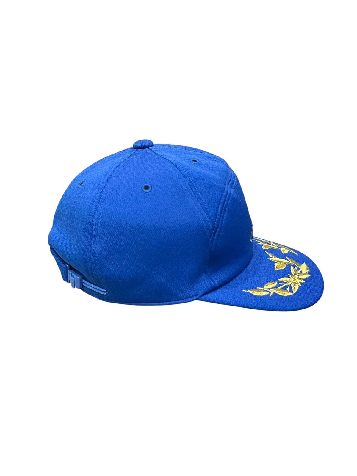Japanese Brand 🌸Vintage Japan Gothic Floral Gold Embroidery Cap YKK Size ONE SIZE - 5 Thumbnail