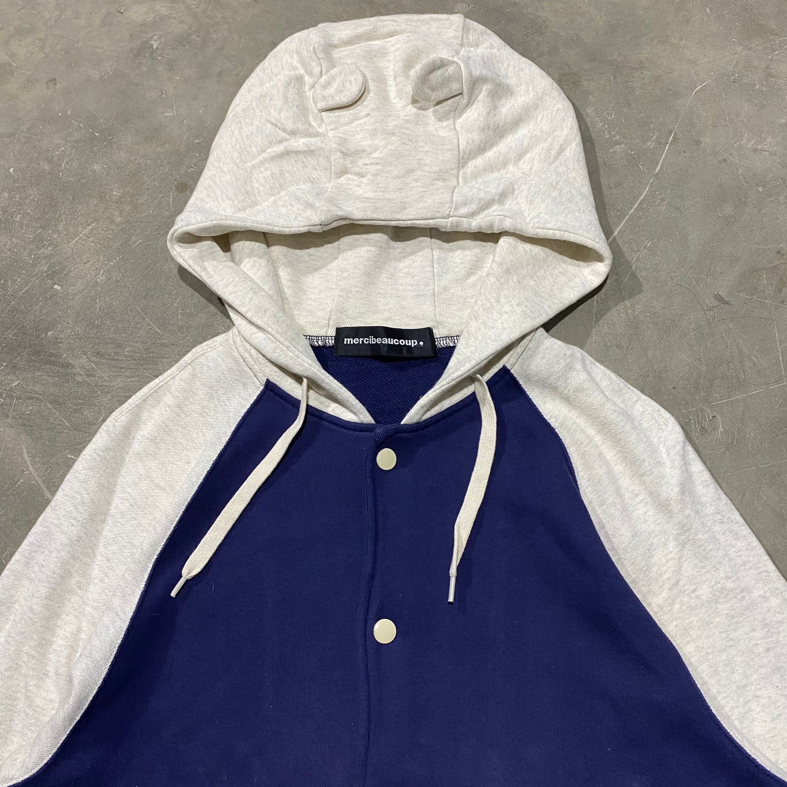 Issey Miyake Vintage Mercibeaucoup Button Hoodie Size US S / EU 44-46 / 1 - 2 Thumbnail