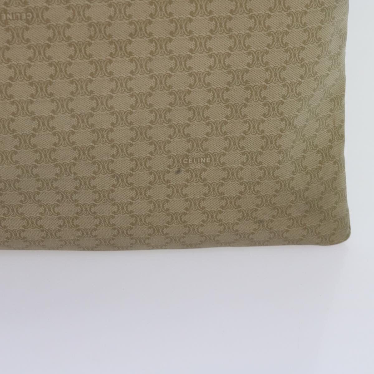 Celine CELINE Macadam Canvas Tote Bag Beige Size ONE SIZE - 4 Thumbnail