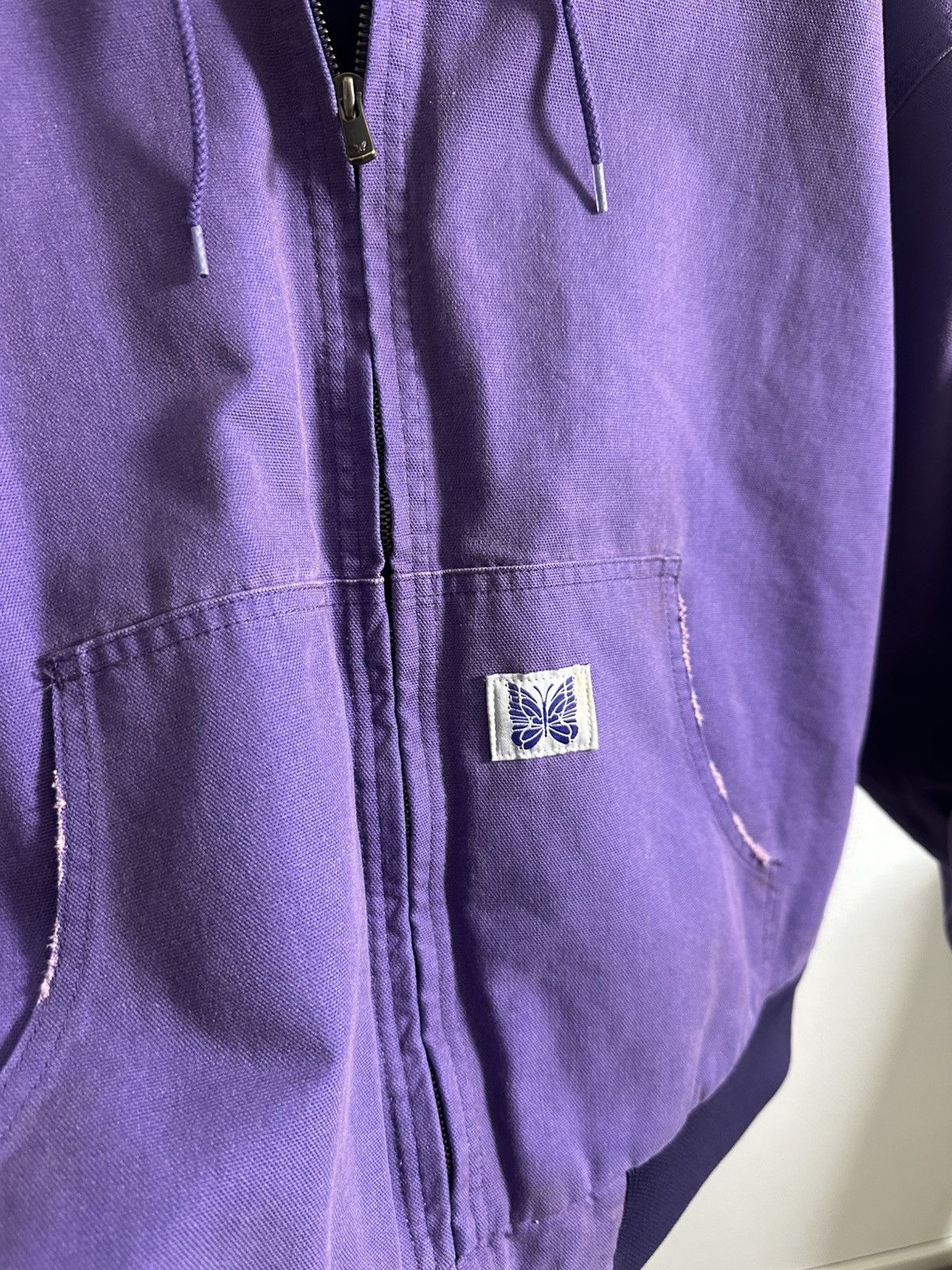 Needles Needles Zipped Oxford Work Jacket (Size:M) Size US M / EU 48-50 / 2 - 2 Thumbnail