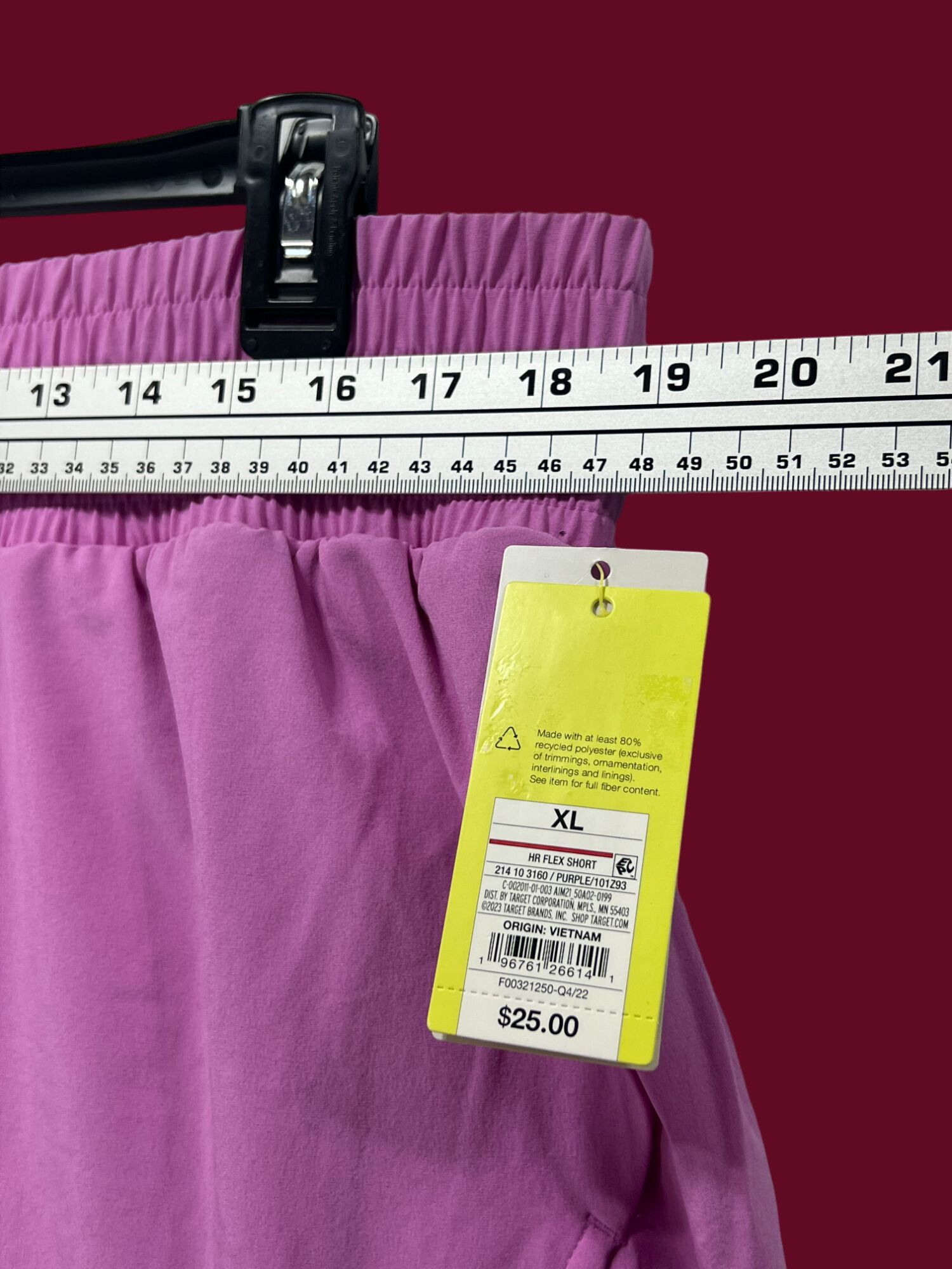 Other All In Motion - Women's High - Rise Flex Shorts - Purple - X Size 38" / US 16 / IT 52 - 3 Thumbnail