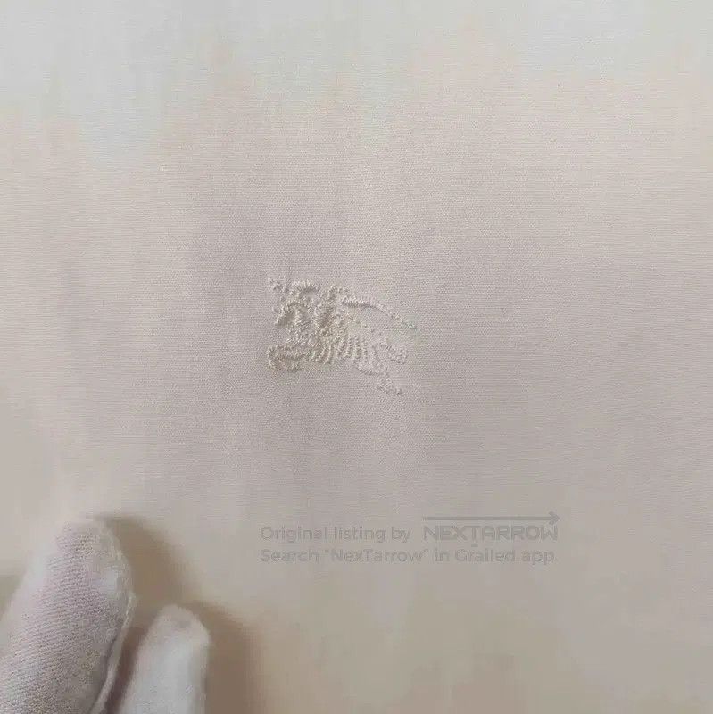 Burberry Burberry White Cotton Long Sleeve Shirt. Size US L / EU 52-54 / 3 - 5 Thumbnail