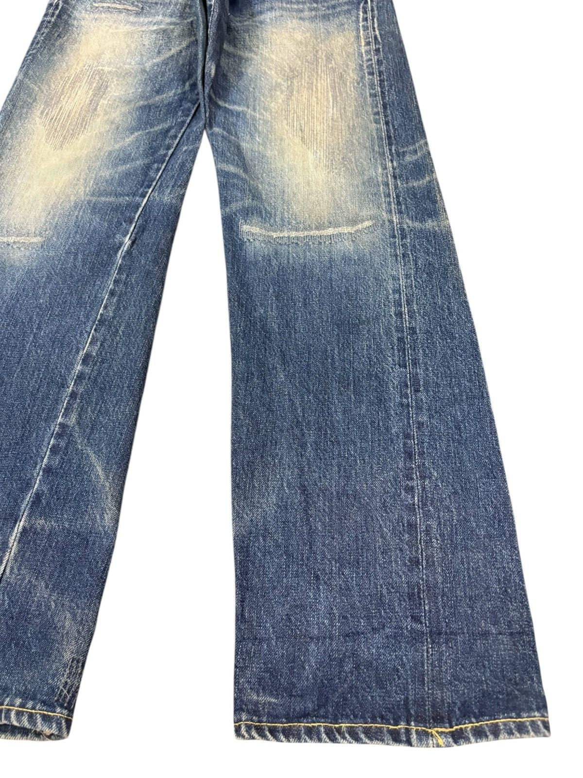 Japanese Brand Vintage Japanese Brand Tilt Mud Wash Baggy Selvedge Jeans Size US 32 / EU 48 - 8 Thumbnail