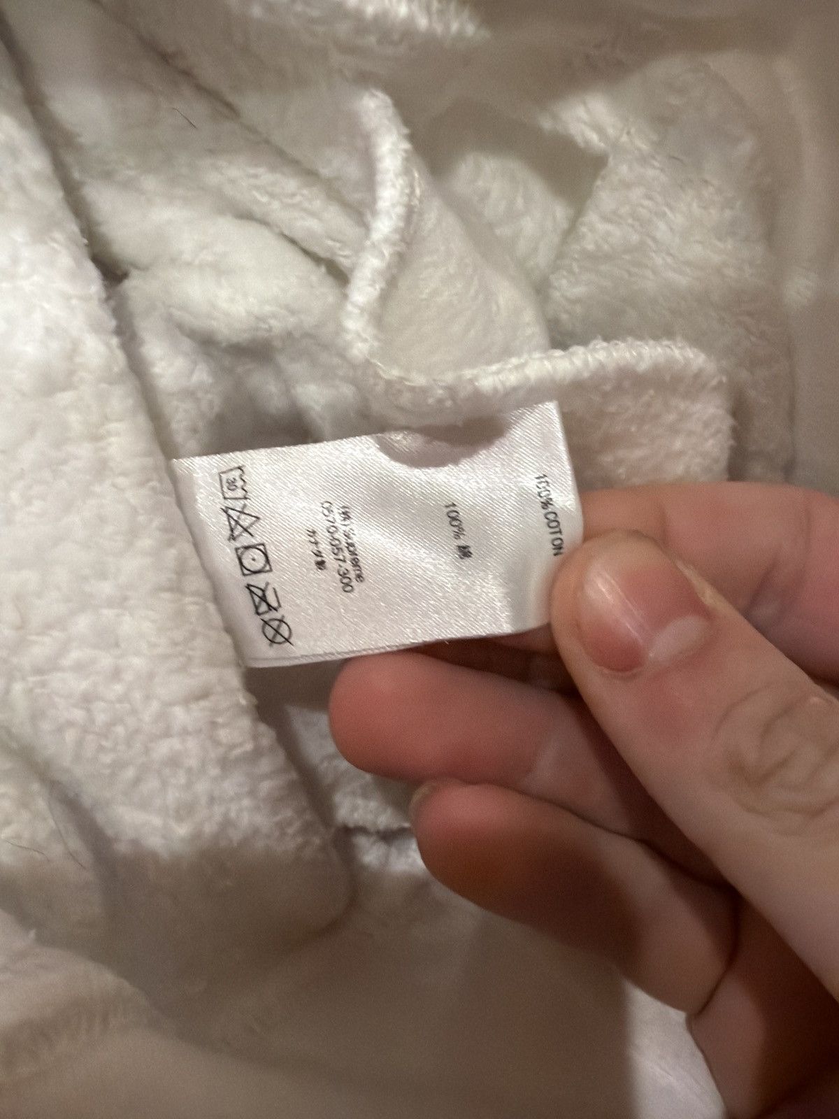 Supreme Supreme piping logo hooded sweatshirt white purple Size US L / EU 52-54 / 3 - 4 Thumbnail