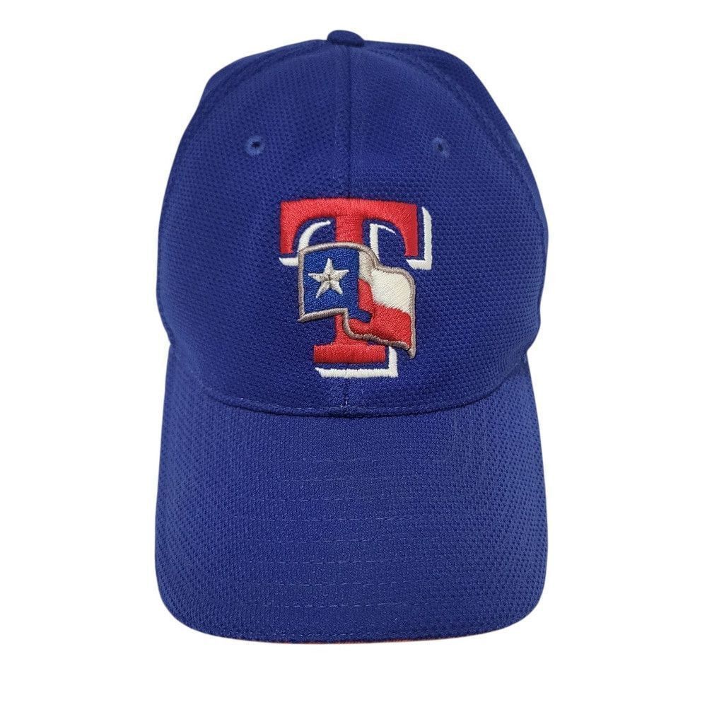 New Era New Era Texas Rangers Baseball Hat Cap Size 7 5/8 Excellent Size 38 - 1 Thumbnail