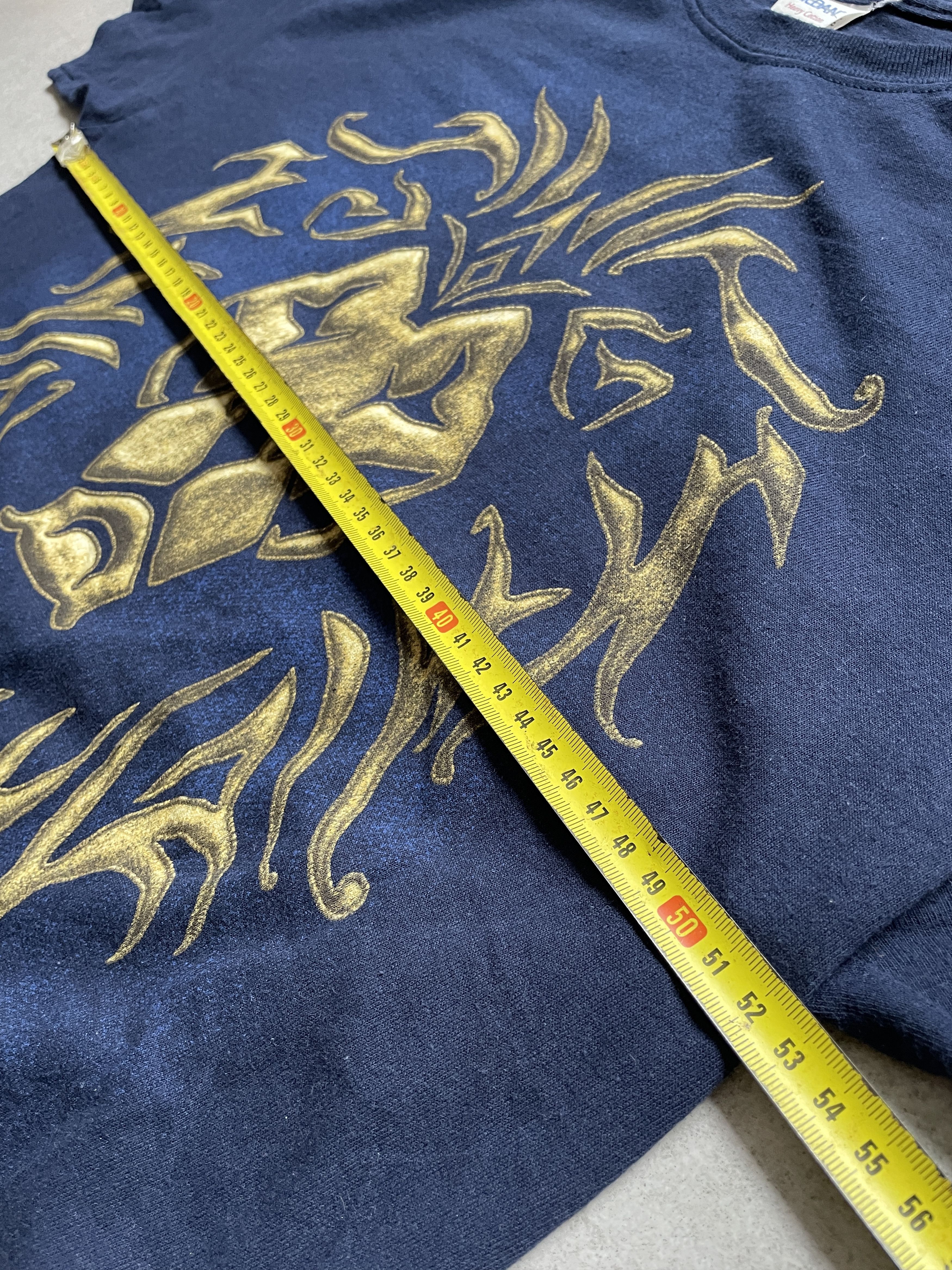 Optic Gaming WORLD OF WARCRAFT WOW BLIZZARD NAVY GAMING TEE Size US L / EU 52-54 / 3 - 5 Thumbnail