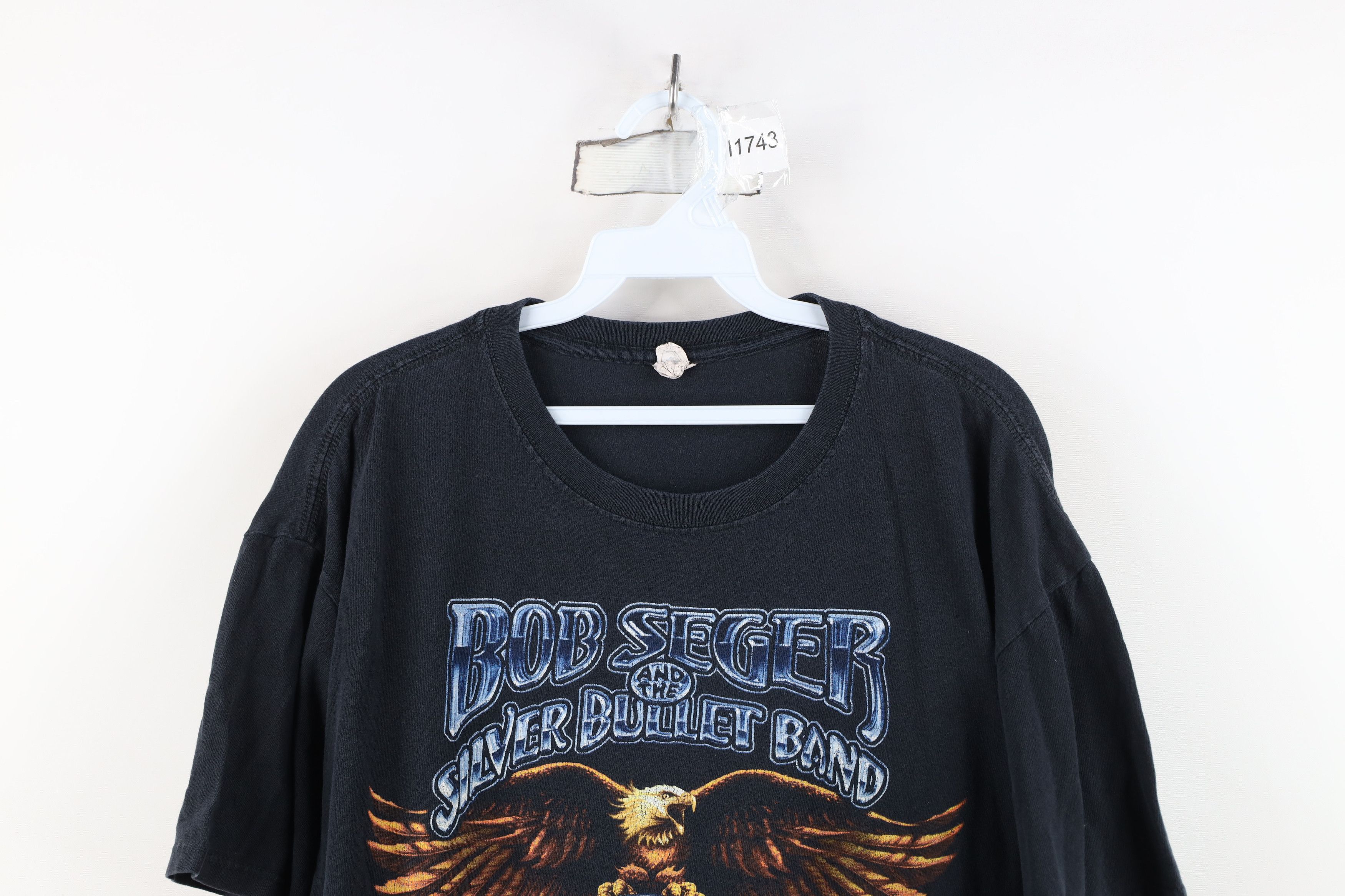 Vintage Vintage Y2K Seger and the Silver Bullet Band T-Shirt Black Size US XL / EU 56 / 4 - 2 Thumbnail