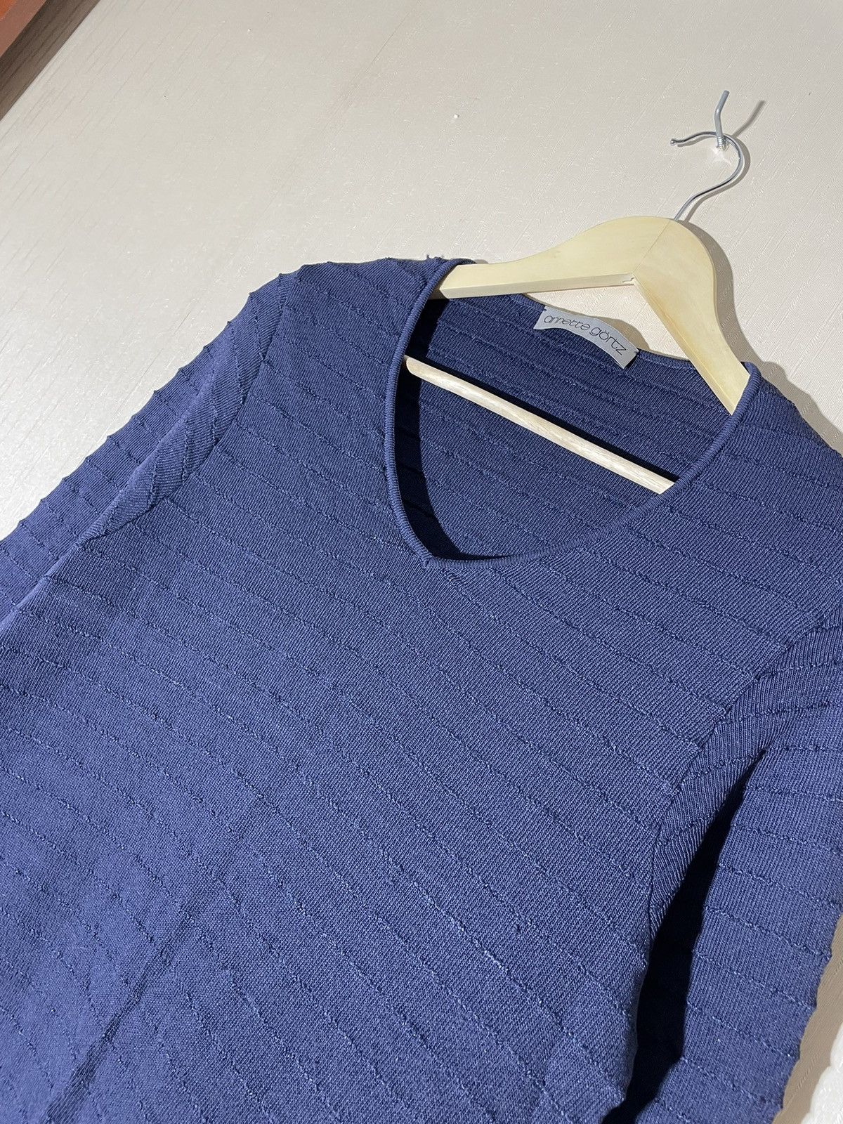 Annette Gortz × Japanese Brand Annette Gortz avant garde japanese sweater Size L / US 10 / IT 46 - 8 Thumbnail