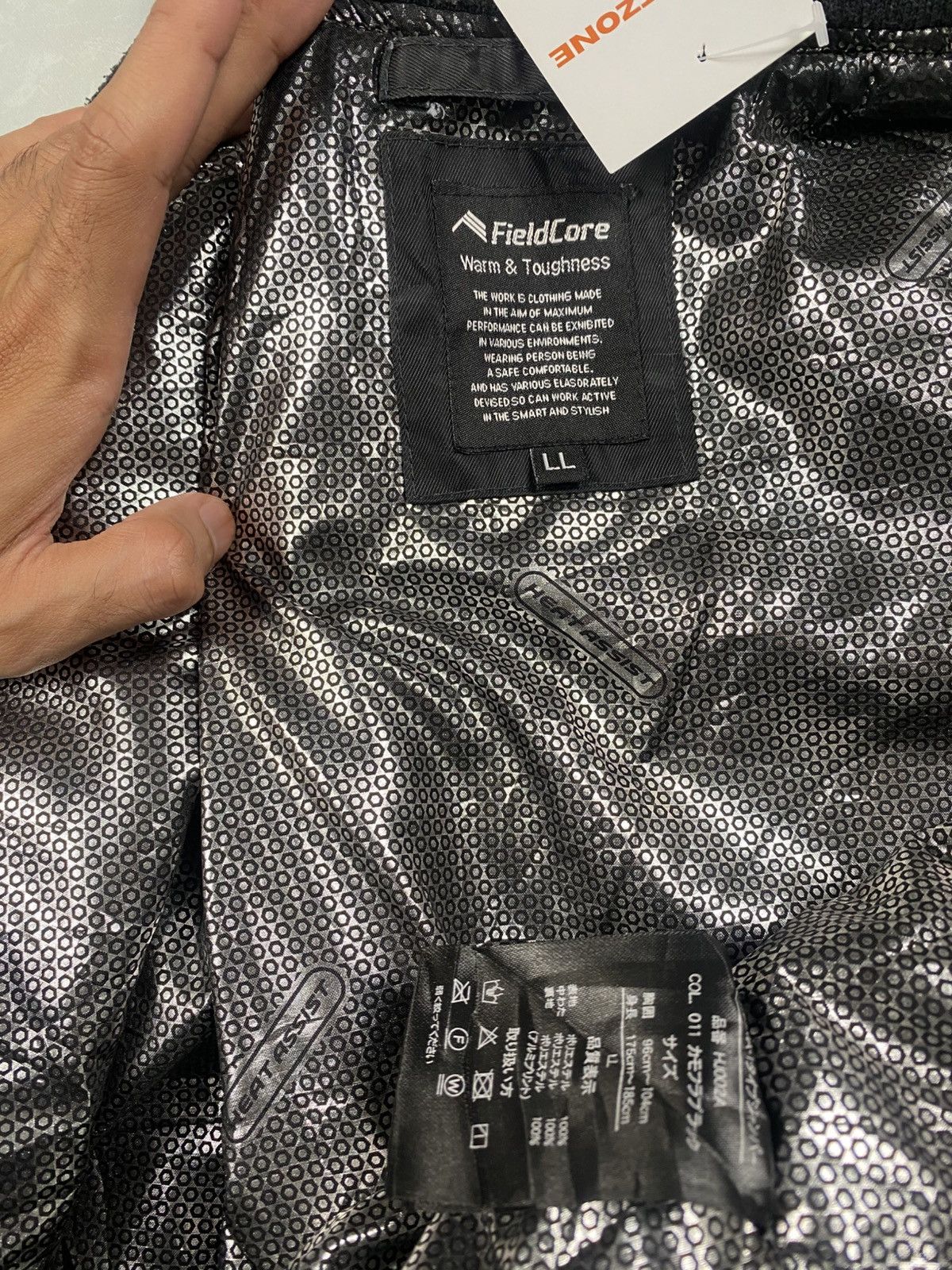 Japanese Brand Fieldcore Japan Heat Assist Outdoor Bomber Jacket Size US M / EU 48-50 / 2 - 9 Thumbnail