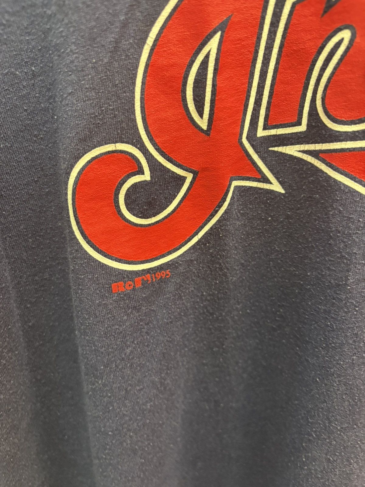 MLB × Russell Athletic × Vintage Vintage Cleveland Indians Tshirt Size US XXL / EU 58 / 5 - 3 Thumbnail