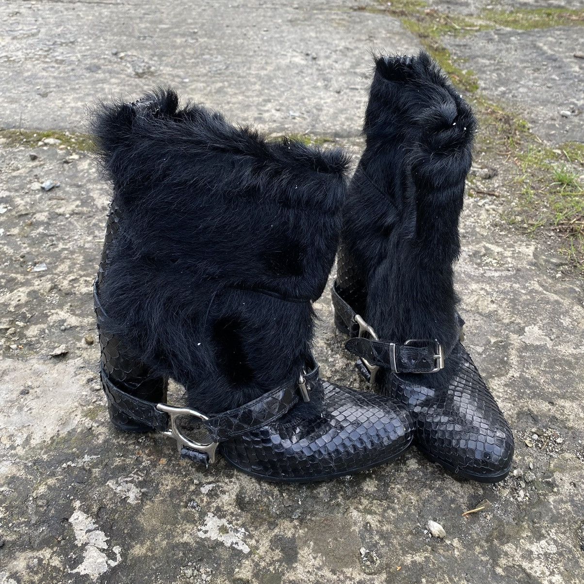 Gianni Barbato Gianni Barbato Fur Boots Size US 9 / IT 39 - 3 Thumbnail