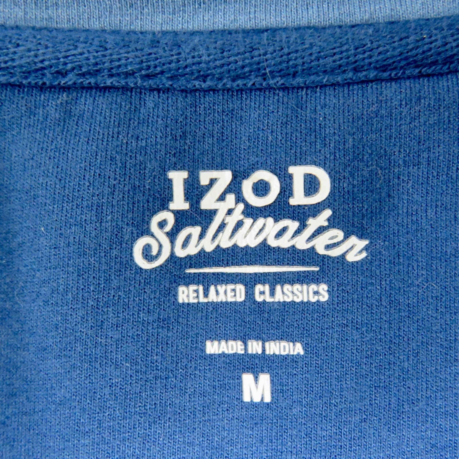Izod Izod Saltwater Navy Blue Men's Quarter Zip Sweater Preppy M Size US M / EU 48-50 / 2 - 4 Thumbnail