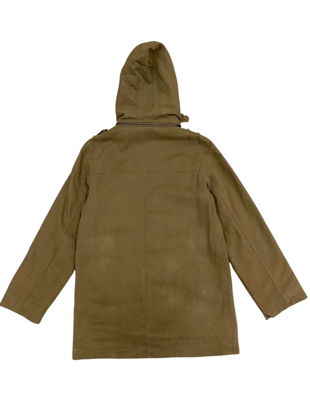 Japanese Brand × Vintage Men’s Olive Military Parka Jacket Hood & Multiple Pockets Size US S / EU 44-46 / 1 - 2 Thumbnail