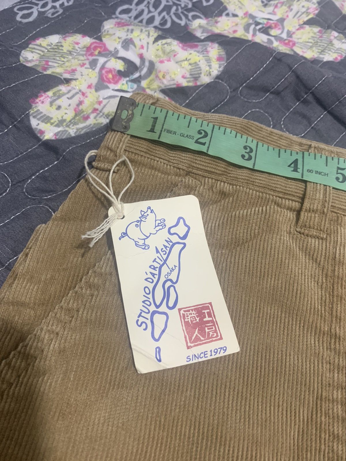 Studio D'Artisan Studio D’Artisan Osaka corduroy pants baggy skate streetwear Size US 29 - 10 Thumbnail