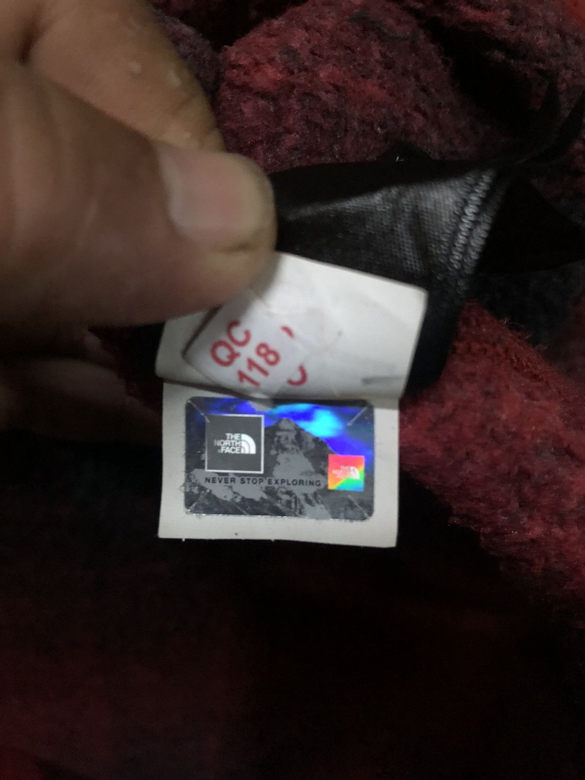 The North Face × Vintage The North Face Tartan Half Zip Sweatshirt Size US XXL / EU 58 / 5 - 5 Thumbnail