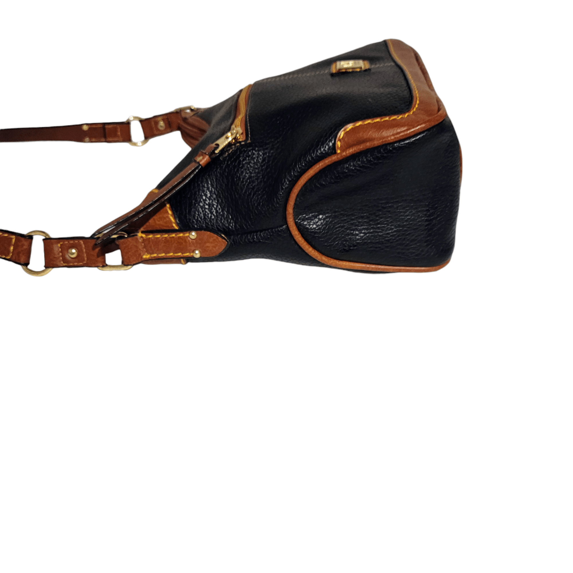 Boc B.O.C. Oakfield Hobo Black & Tan Faux Leather Shoulder Bag Size ONE SIZE - 5 Thumbnail