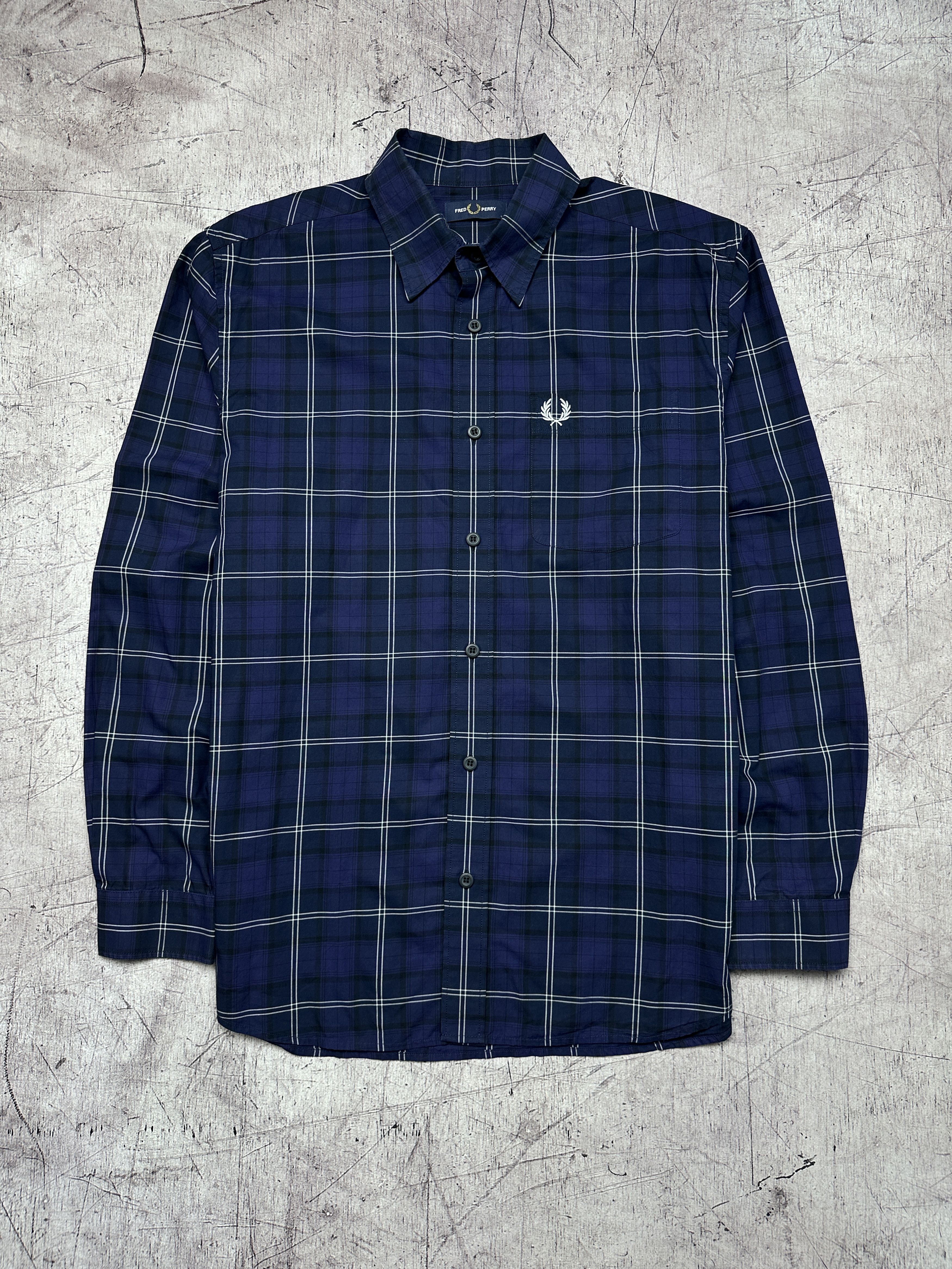 Fred Perry Fred Perry Mens Long Sleeve Plaid Shirt Size US L / EU 52-54 / 3 - 1 Thumbnail