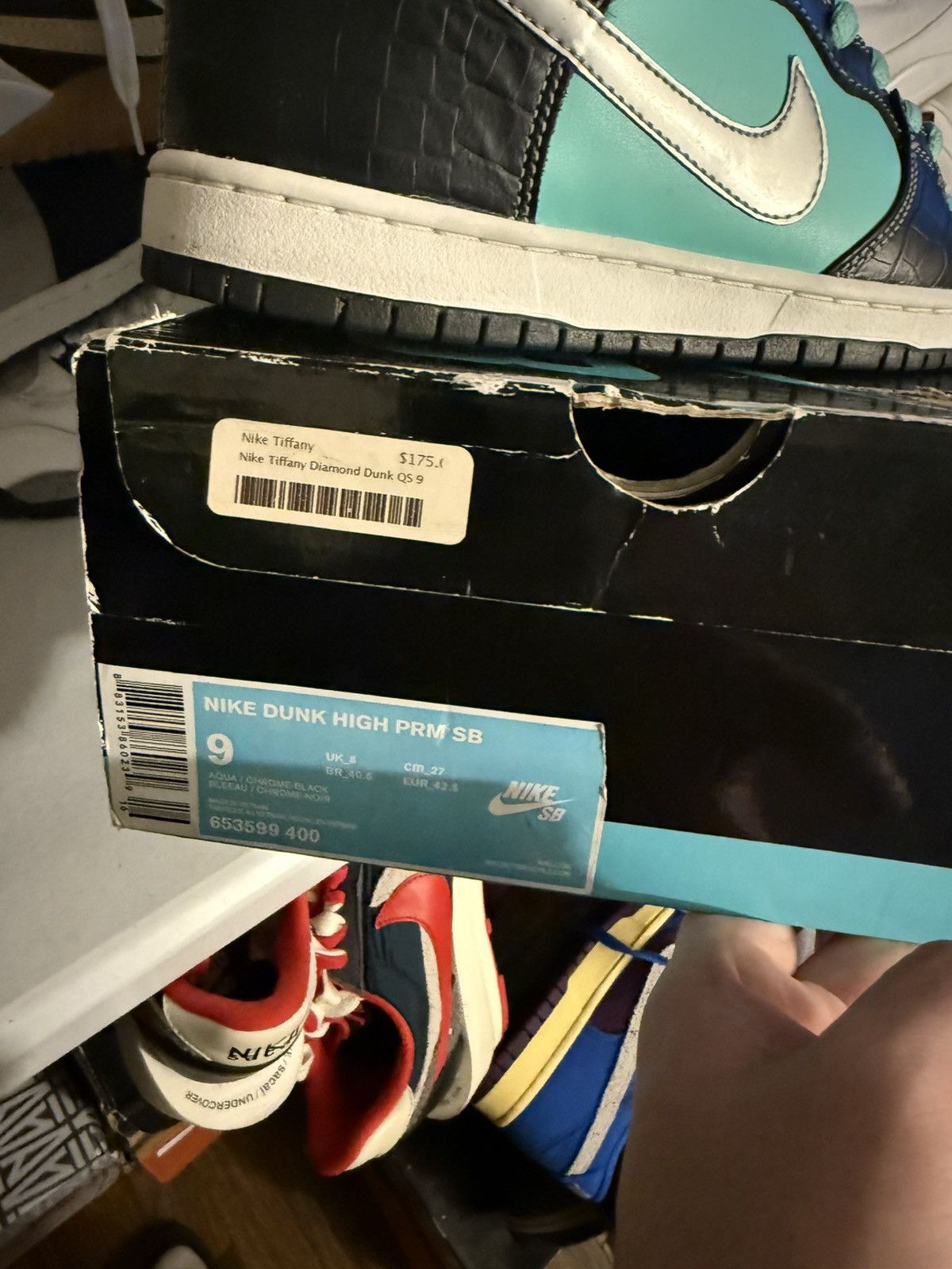 Nike SB Nike dunk high tiffany size 9 Size US 9 / EU 42 - 9 Thumbnail