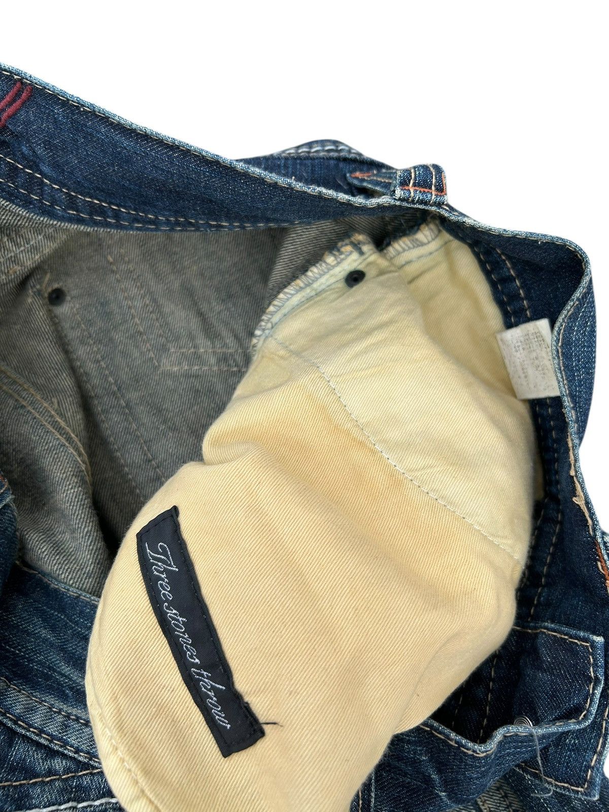 Kapital Flare Japanese Brand Three Stones Throw Denim Jeans Size US 32 / EU 48 - 7 Thumbnail