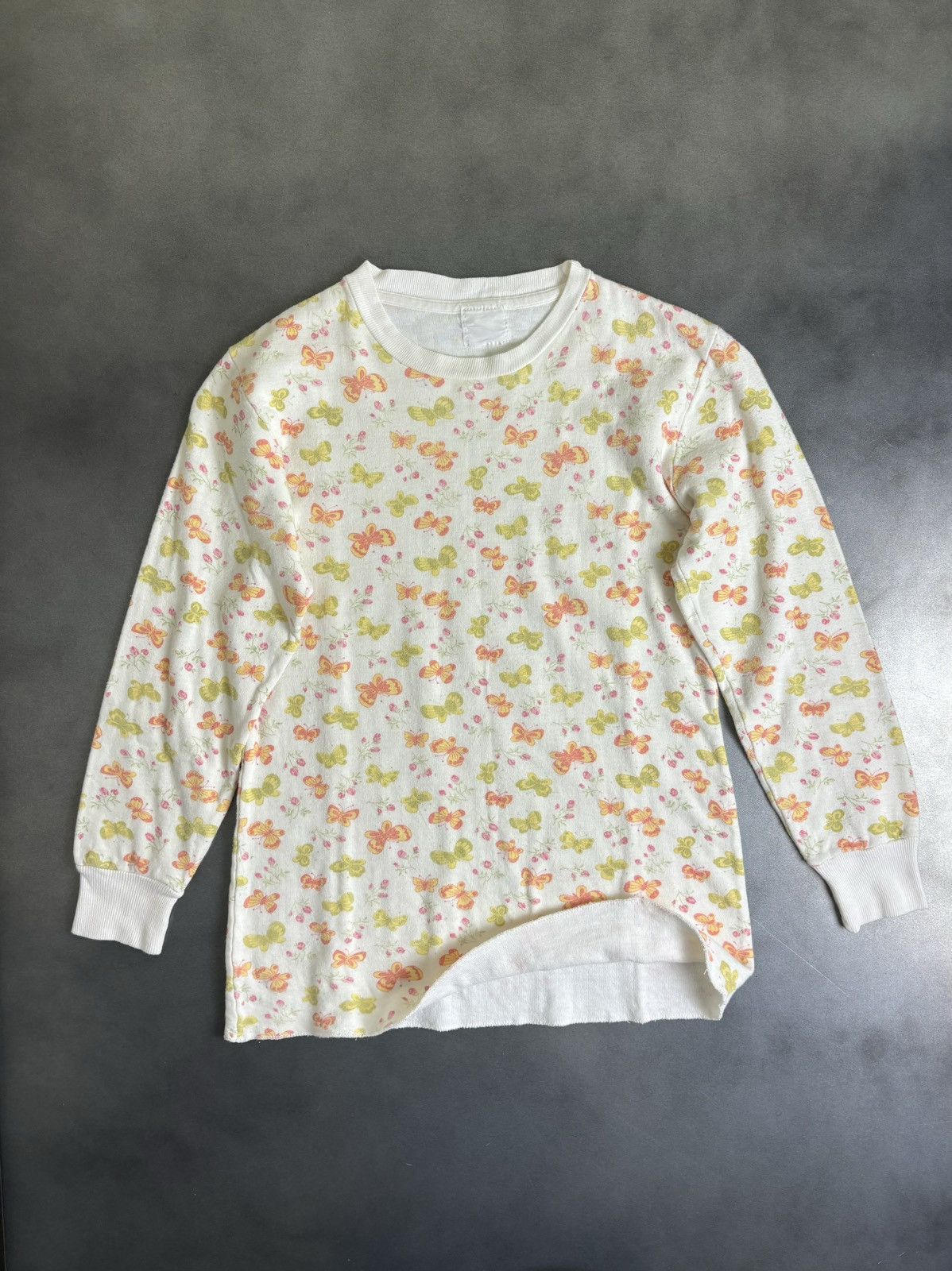 JCPenney × Sears × Vintage 1970s Butterfly Print Thermal Vintage Duofold Undershirt USA Size XS / US 0-2 / IT 36-38 - 16 Thumbnail