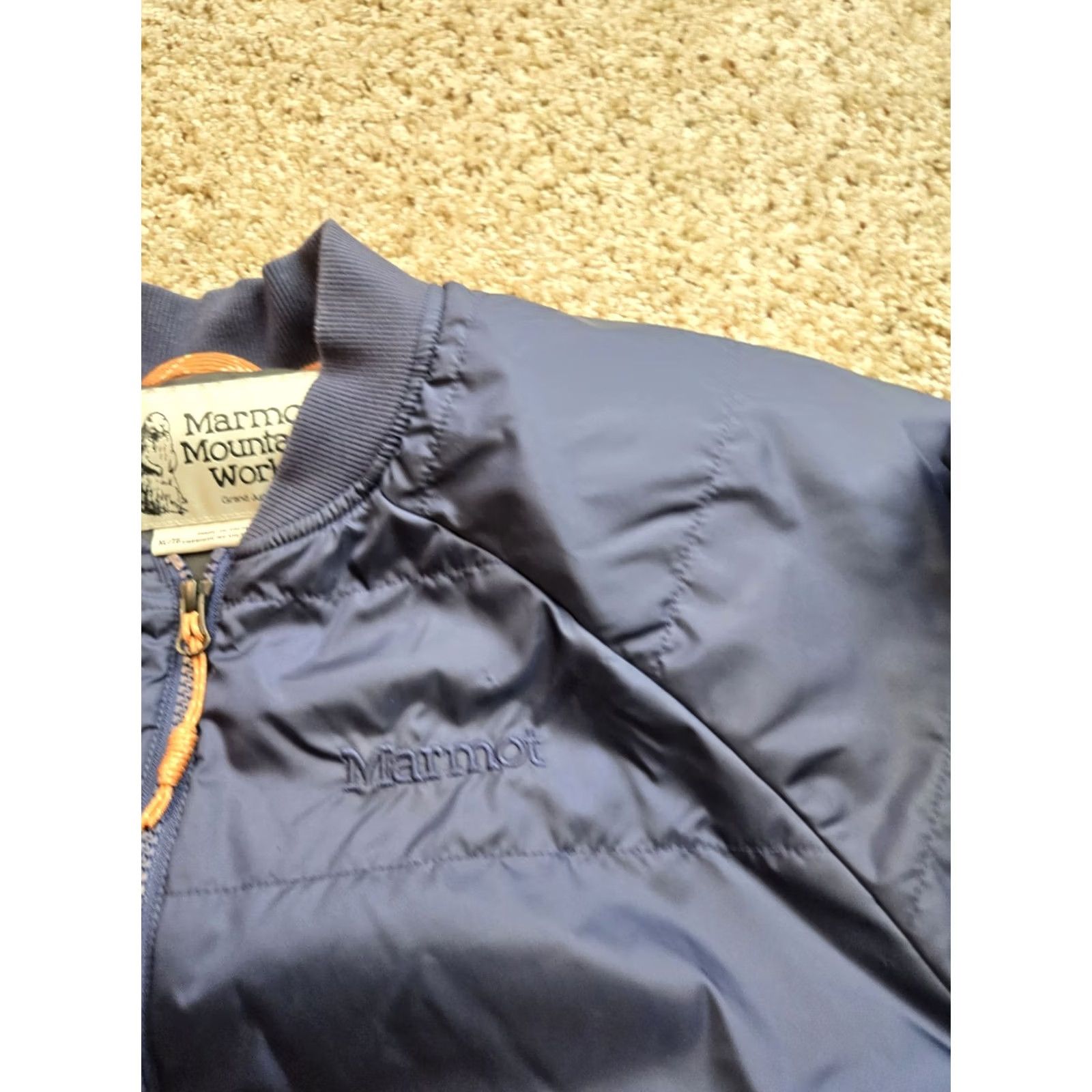 Marmot Marmot Rye Jacket Womens XL Blue Full Zip Pockets Lightweight Long Sleeve Casual Outdoor Regular Jacket Womens XL Blue Full Zip Pockets Lightweight Size XL / US 12-14 / IT 48-50 - 4 Thumbnail