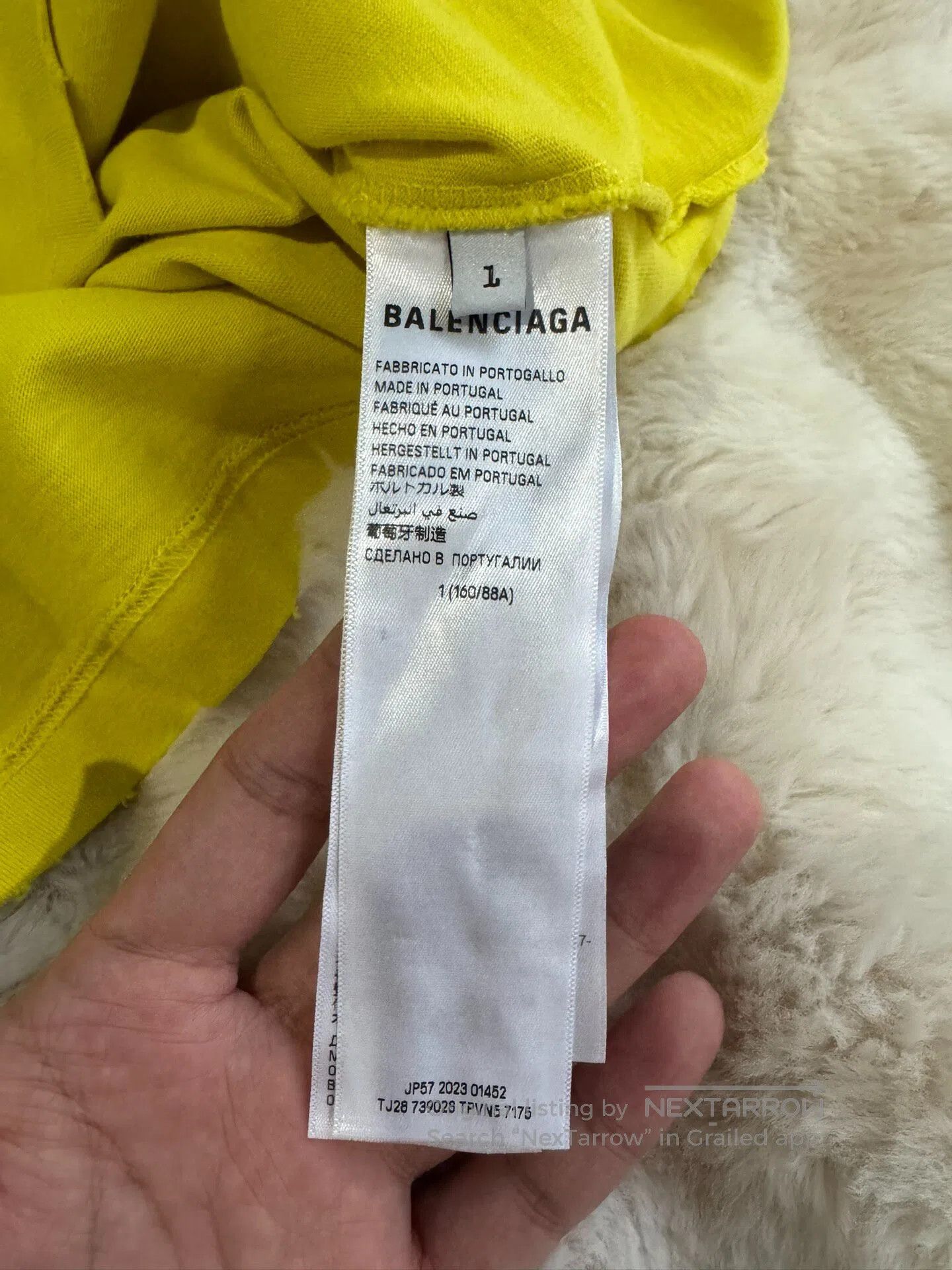 Balenciaga Balenciaga Flame Logo Short-sleeve T-shirt| Size US S / EU 44-46 / 1 - 5 Thumbnail
