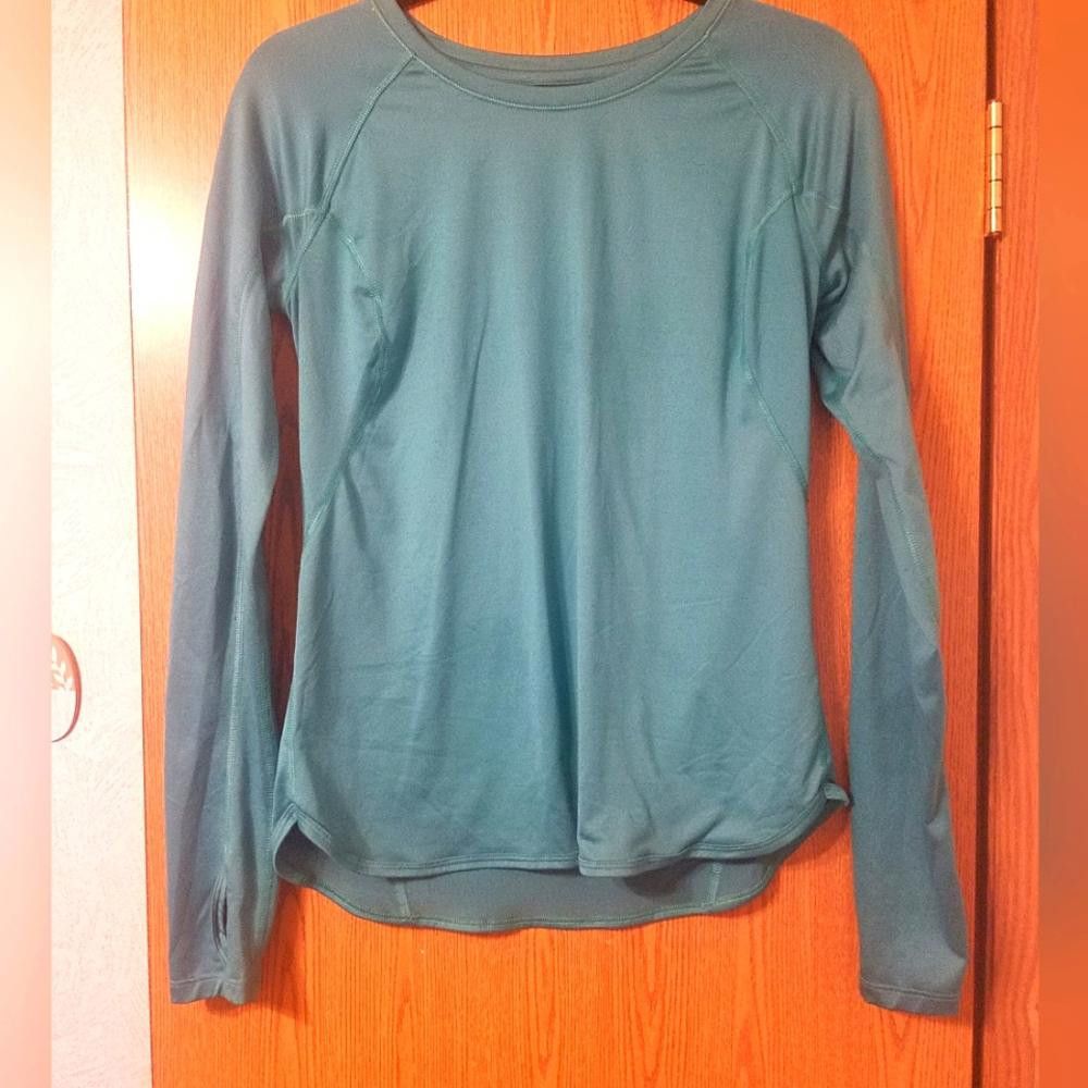 Tek Gear Tek Gear Teal Long Sleeve Top Size Small Size S / US 4 / IT 40 - 1 Thumbnail