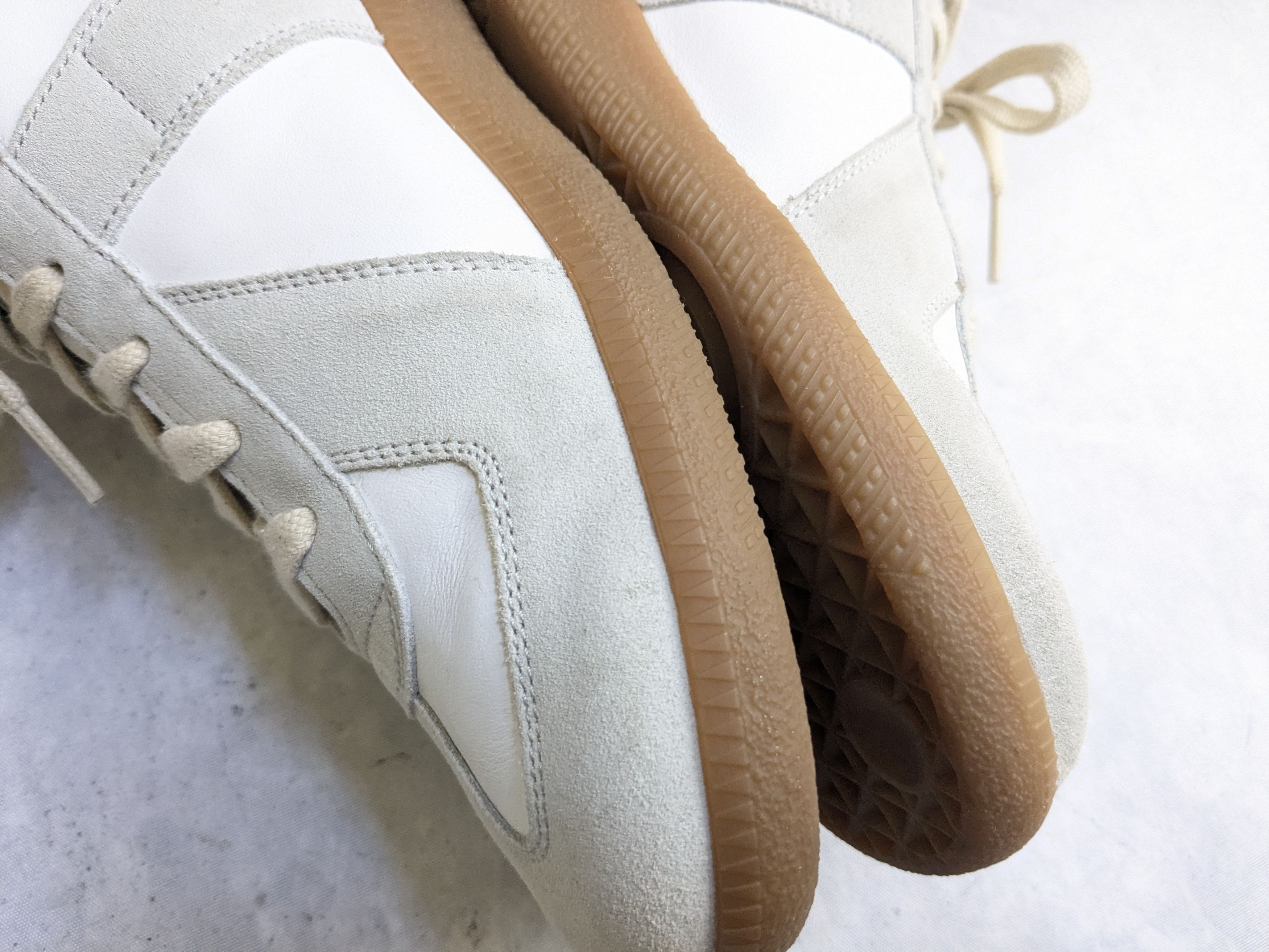 Maison Margiela Maison Margiela Replica GAT Sneakers White Gray 11 44 Gum Size US 11 / EU 44 - 10 Thumbnail