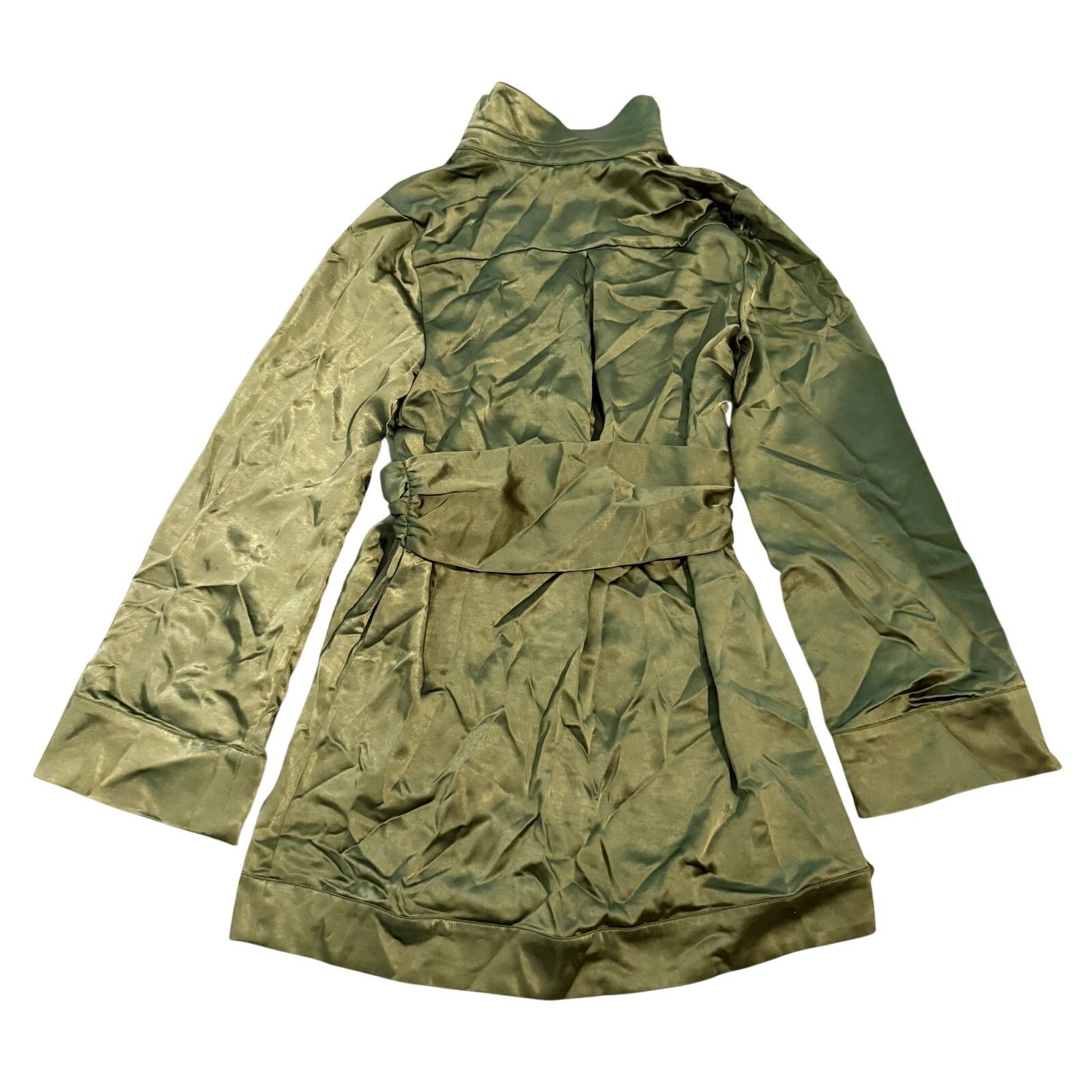 Camila Coelho Camila Coelho Priscilla Mini Dress in Sage, Size XS Size XS / US 0-2 / IT 36-38 - 6 Thumbnail