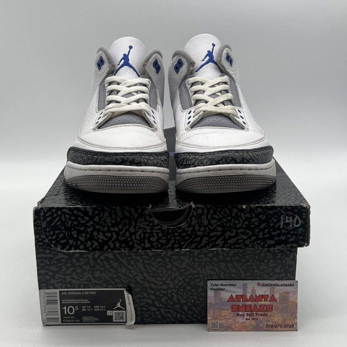 Jordan Brand Air Jordan 3 Racer blue Size US 10.5 / EU 43-44 - 2 Thumbnail