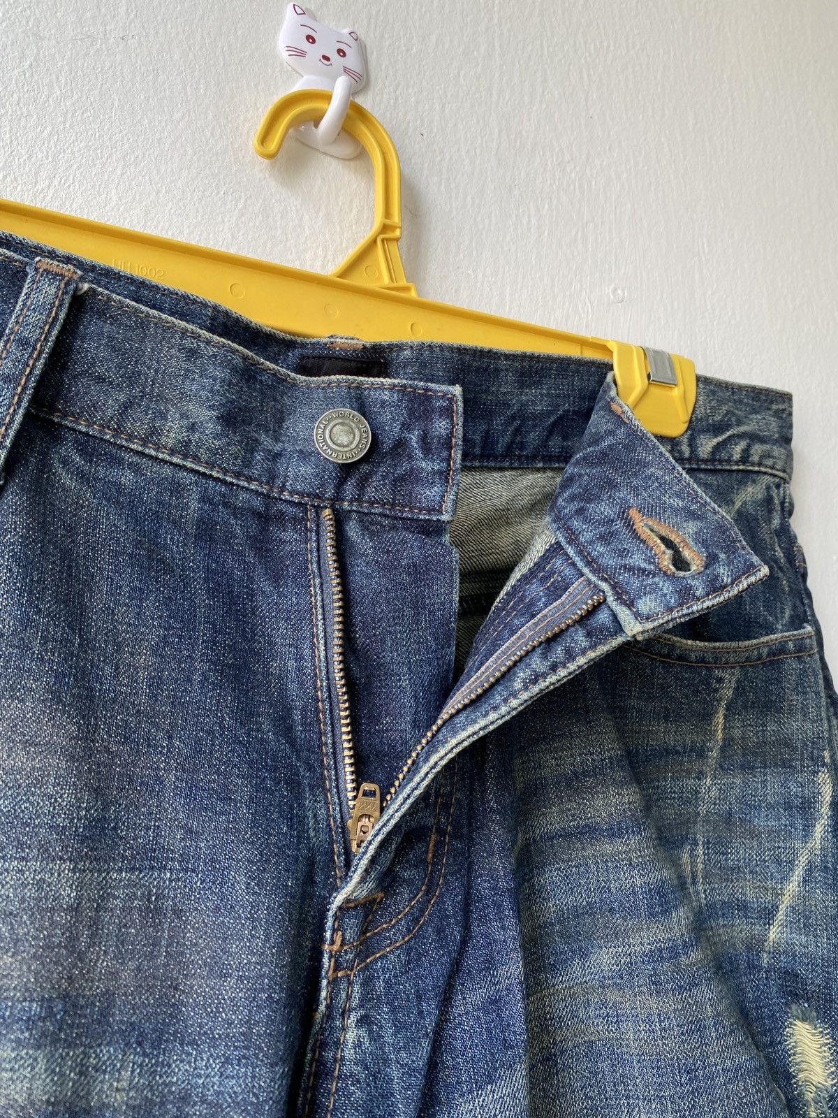 JACKROSE Japanese Brand Jack Rose Distressed Denim Size US 32 / EU 48 - 8 Thumbnail