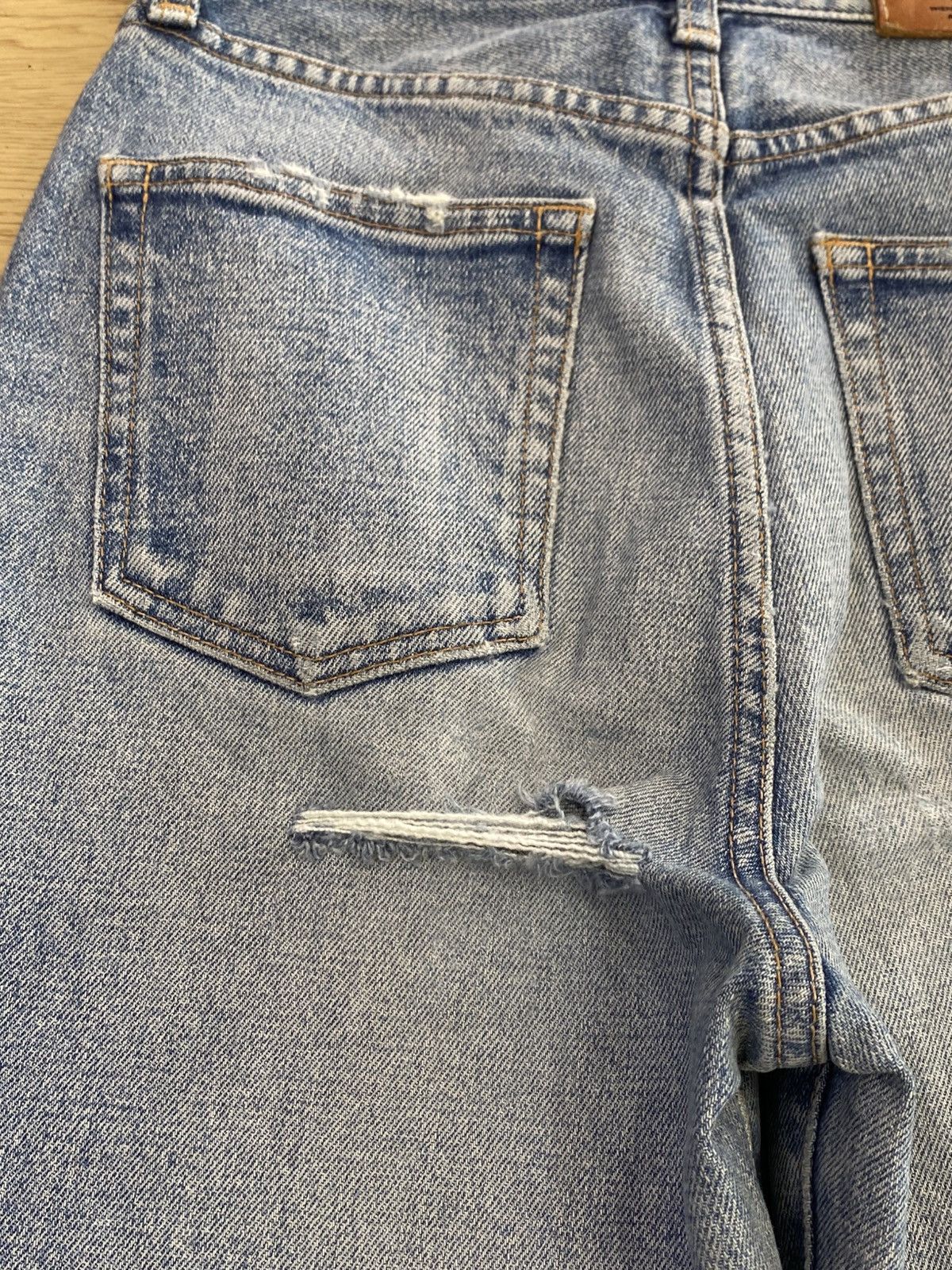 MOUSSY Moussy Acid Blue Wash Whiskers Style Flare Jeans Size US 26 / EU 42 - 15 Thumbnail