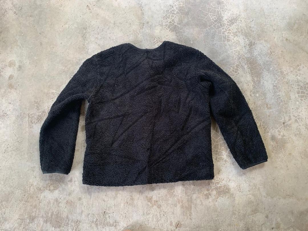 Japanese Brand × Uniqlo Uniqlo Sherpa Fleece Button up cardigan Size L / US 10 / IT 46 - 4 Thumbnail