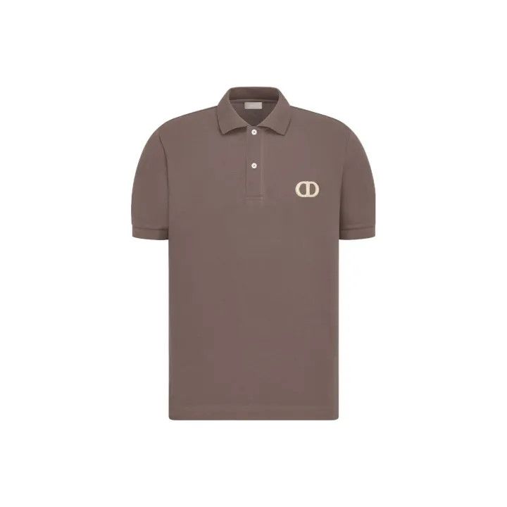 Dior Dior Embroidered Logo Casual Polo Shirt 0079 Size US L / EU 52-54 / 3 - 1 Thumbnail