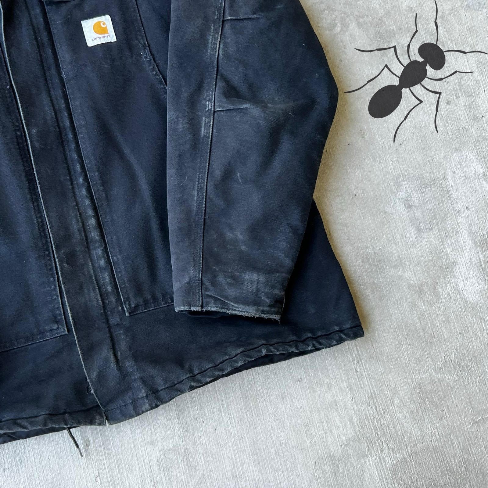 Carhartt × Vintage Carhartt C26 BLK arctic black work wear jacket Size US XL / EU 56 / 4 - 3 Thumbnail