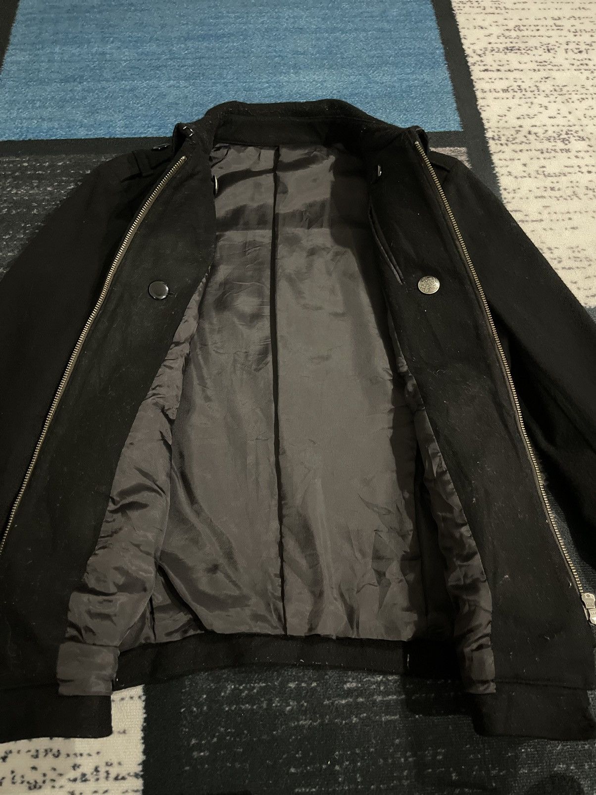 PPFM PPFM Double Breasted Zipper Wool Jacket Size US M / EU 48-50 / 2 - 12 Thumbnail