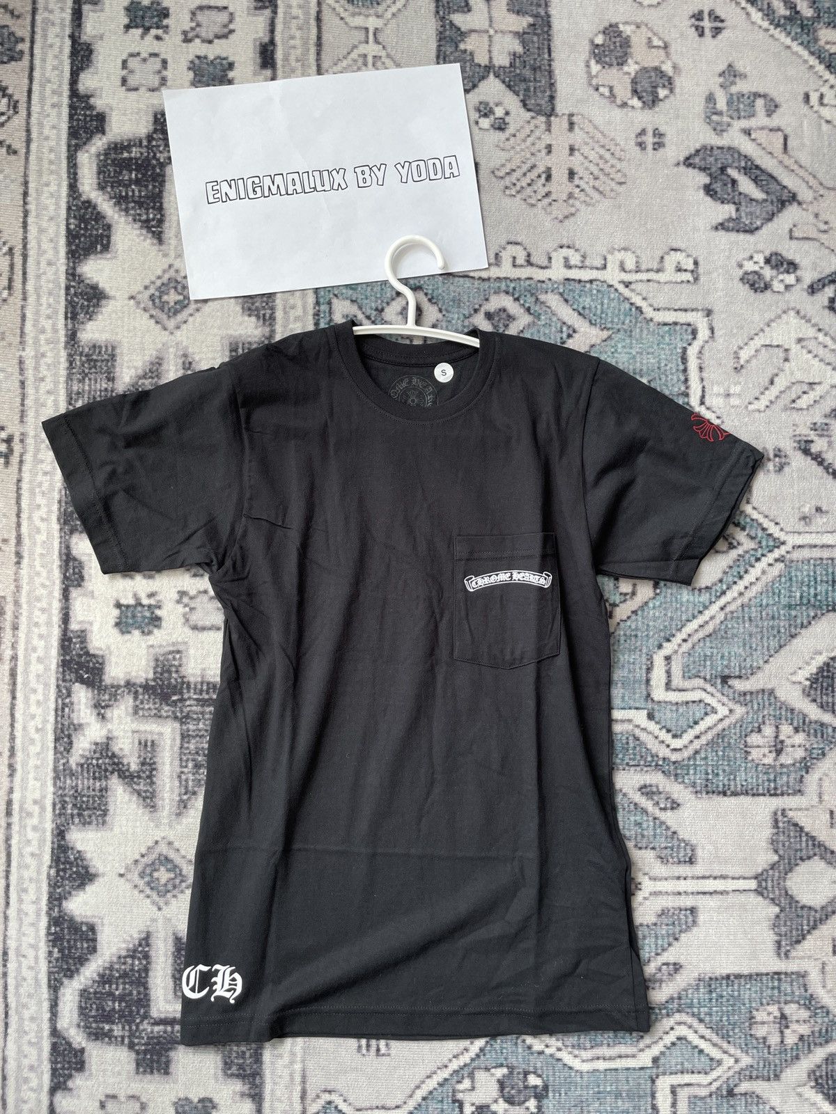 image of Chrome Hearts Usa Pocket Shirt Female Black, Women's (Size Small)